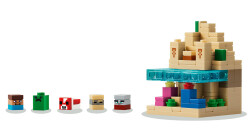 مجموعه ساختنی زیست‌بوم‌های کوچک ماینکرفت Minecraft لگو LEGO، مدل 21589، ۷۹۷ قطعه، حداقل سن ۱۲ سال