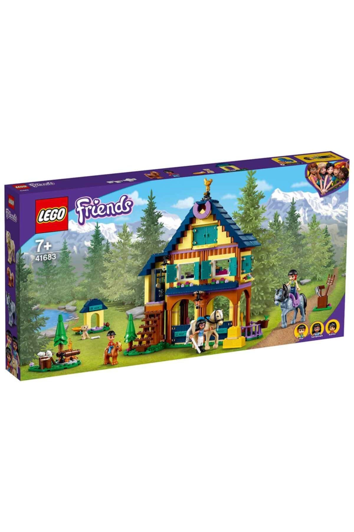 لگو و اسباب بازی های ساخت محور مرکز سوارکاری جنگل دوستان 41683 اورجینال LEGO