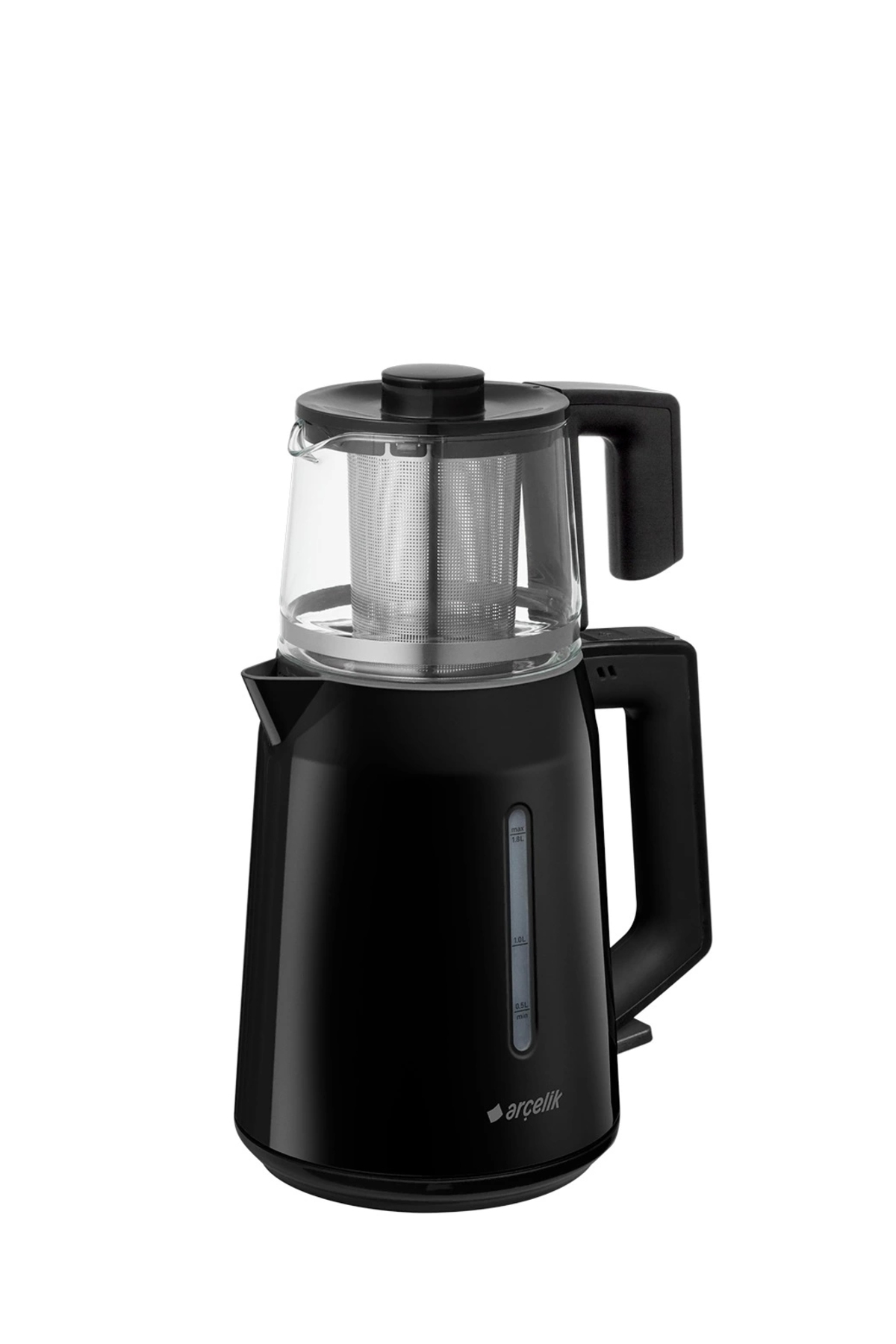 چای ساز دستگاه خوری شیشه ای K 3281 C 1650 W اورجینال Arçelik