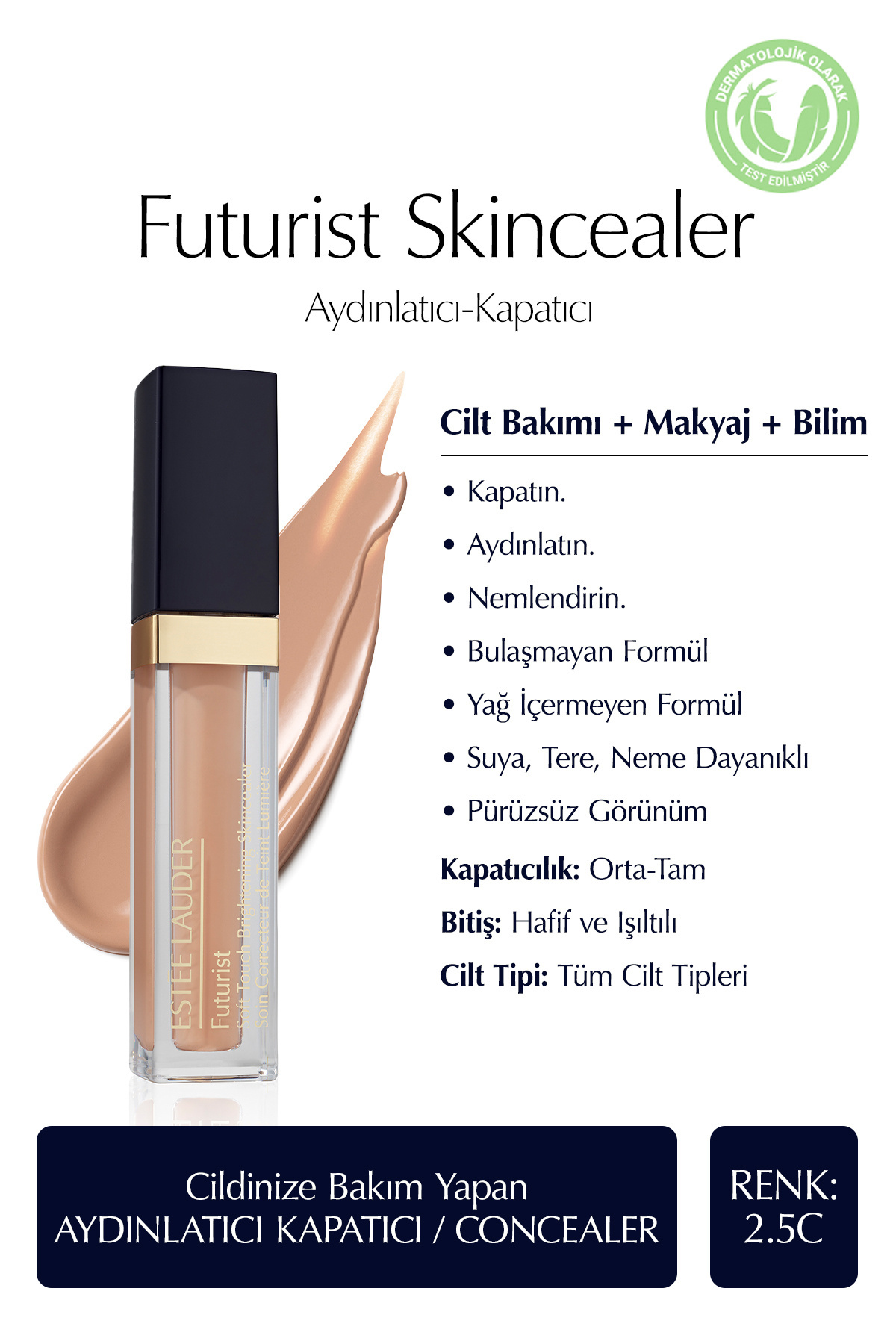 کانسیلر SKINCEALER FUTURIST 2.5C اورجینال Estee Lauder