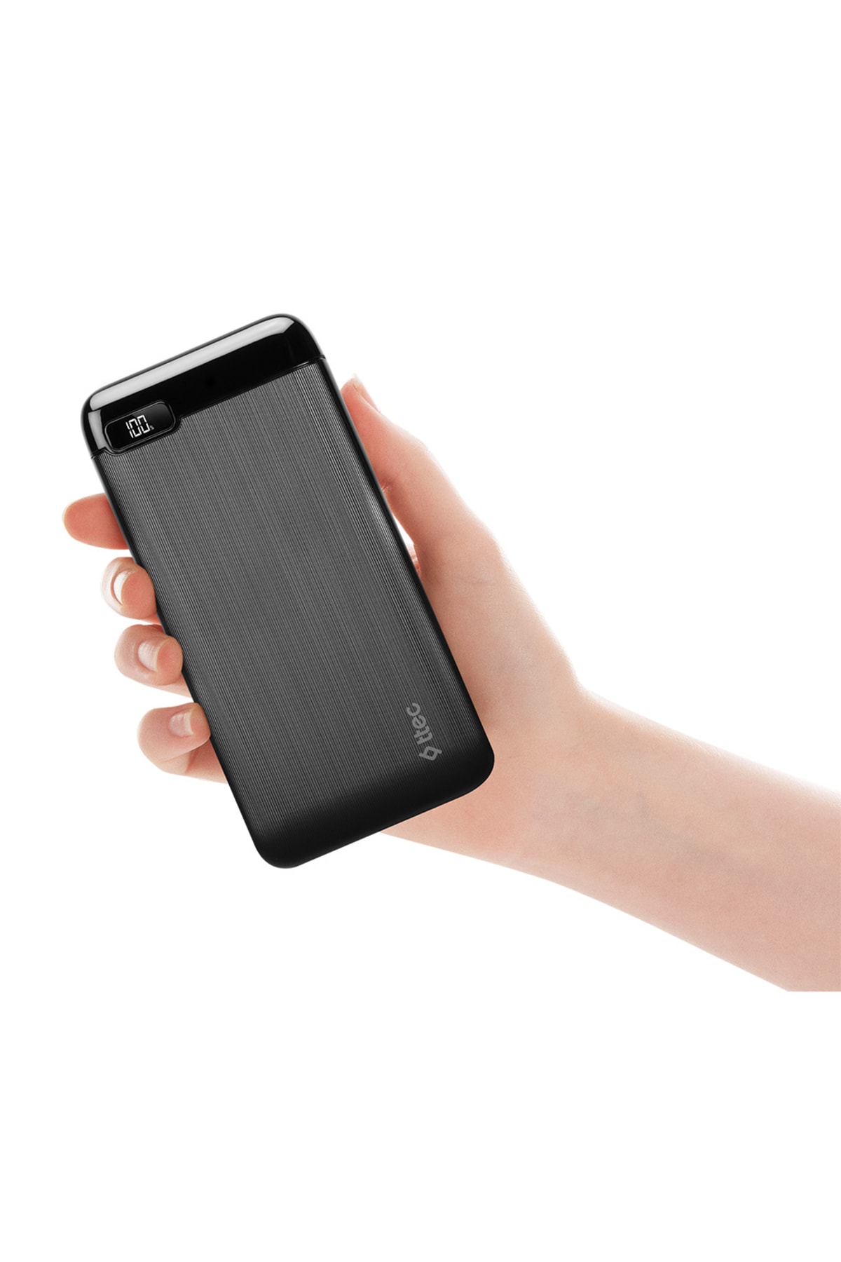 پاوربانک شارژر قابل حمل POWERSLIM LCD 10.000 ماه POWERBANK USB C ورودی خروجی LYON TECH اورجینال Ttec