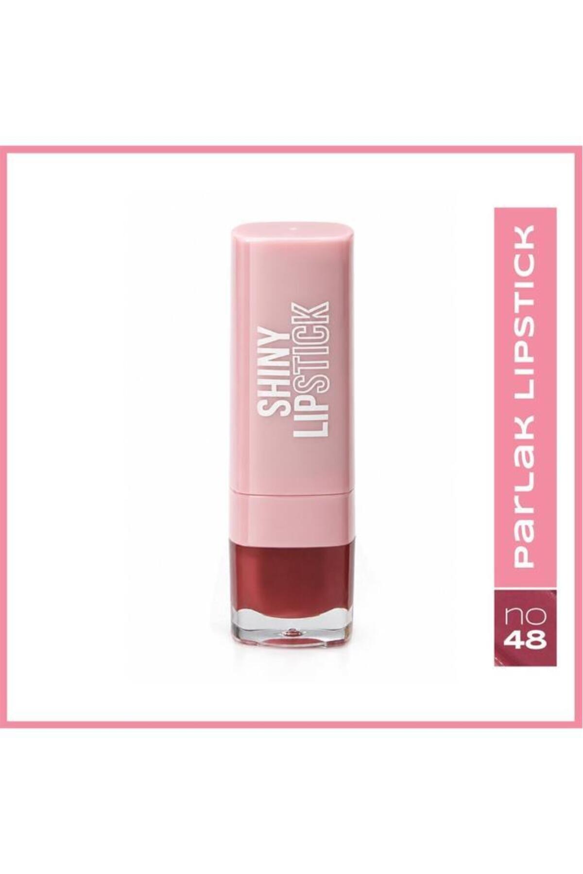 رژلب براق آنفیلتر بیوتی Unfilter Beauty شماره 48 قرمز