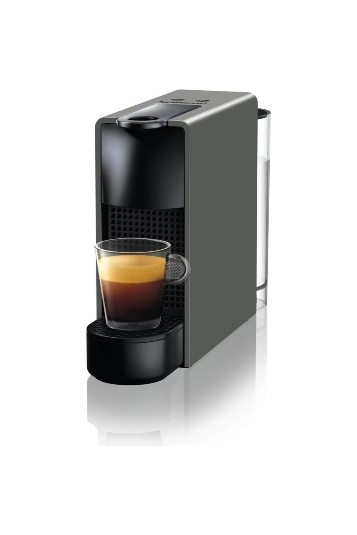 دستگاه اسپرسو و کاپوچینو قهوه ساز کپسولی اسنزا MINI C 30 GREY اورجینال Nespresso