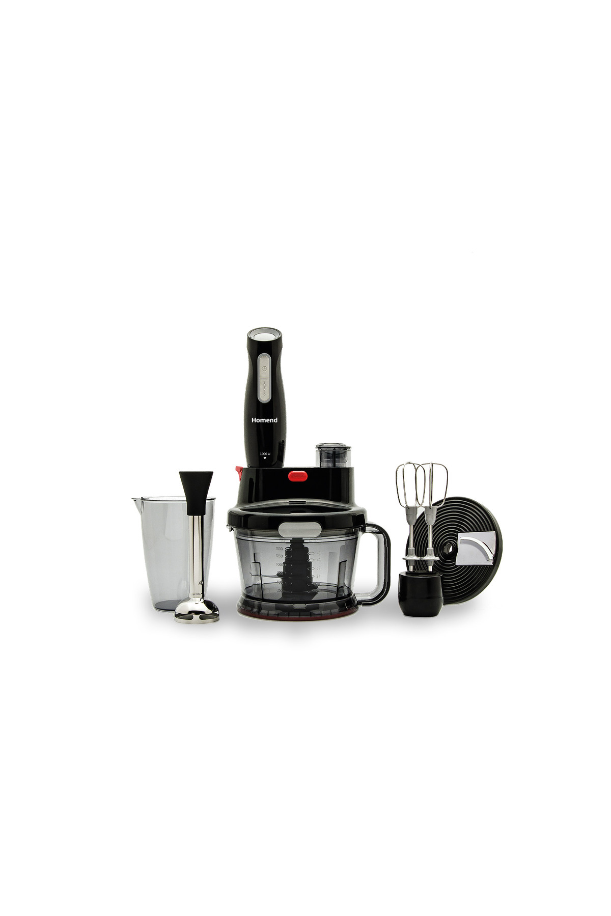 ست مخلوط کن غذاساز FUNCTIONALL 2840H مشکی اورجینال HOMEND