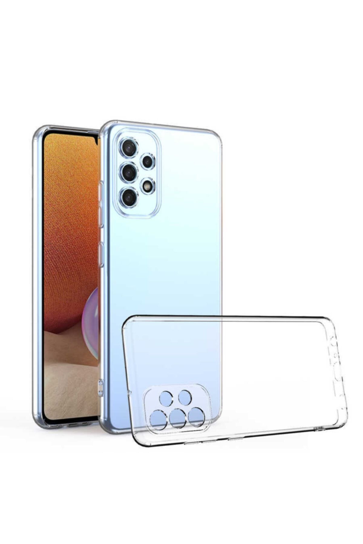 کاور و قاب دوربین محافظ SAMSUNG GALAXY A52 سازگار با سیلیکون نازک نرم شفاف فیبکس Fibaks
