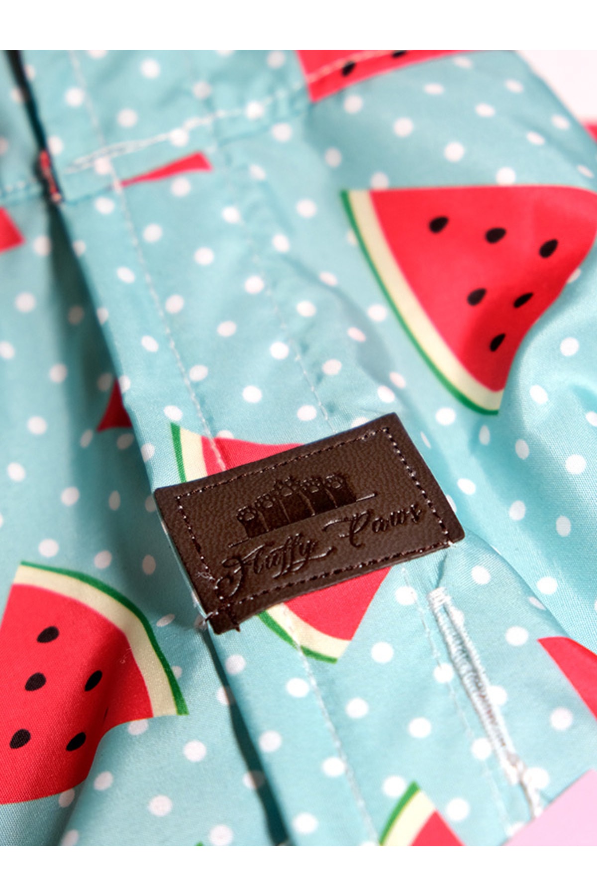 بارانی ضدآب سگ Sweet Watermelon، مدل 001 چندرنگ