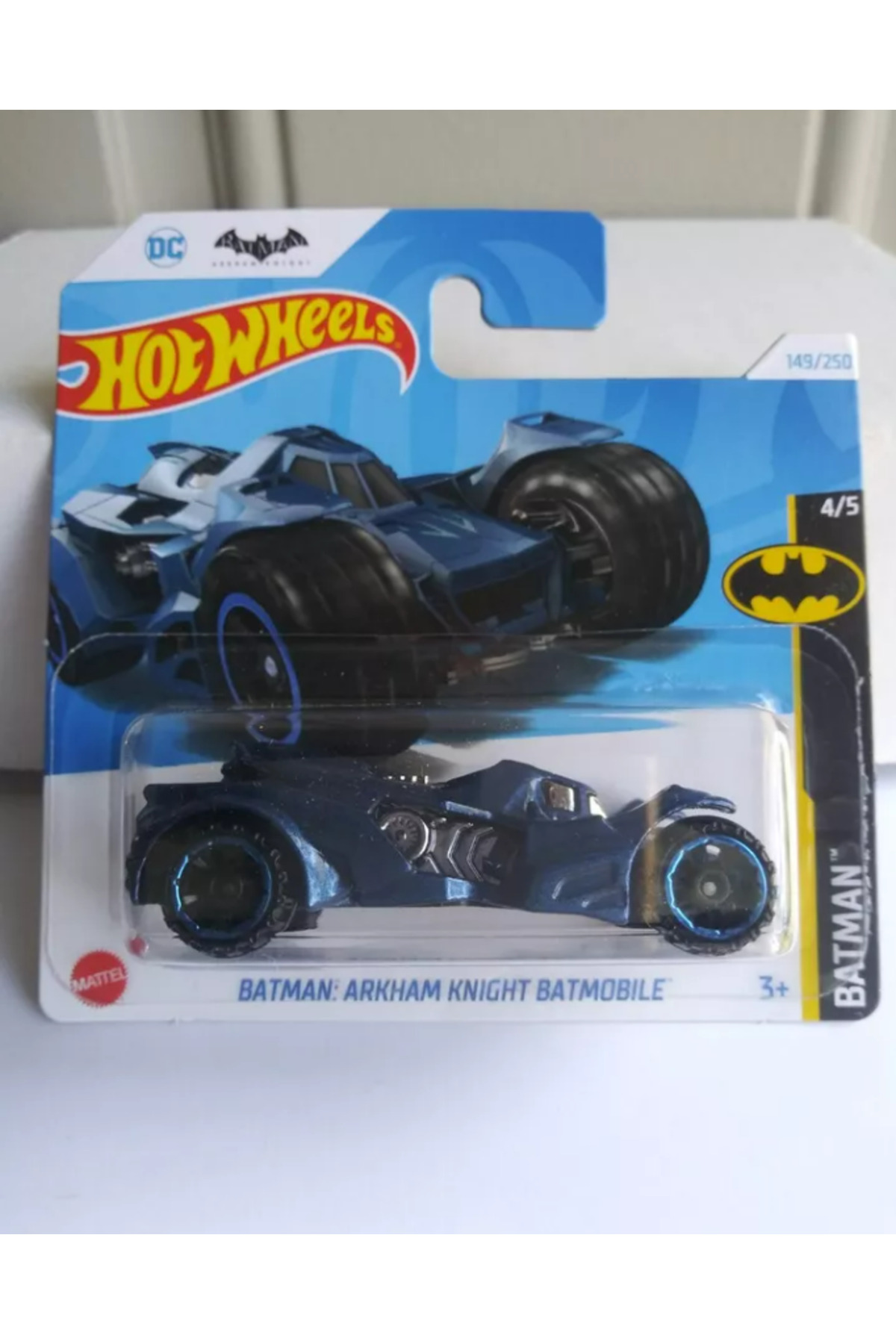 ماشین اسباب بازی بتمن تک ماشینی 2024: ARKHAM KNIGHT BATMOBILE از ترکیه HOT WHEELS