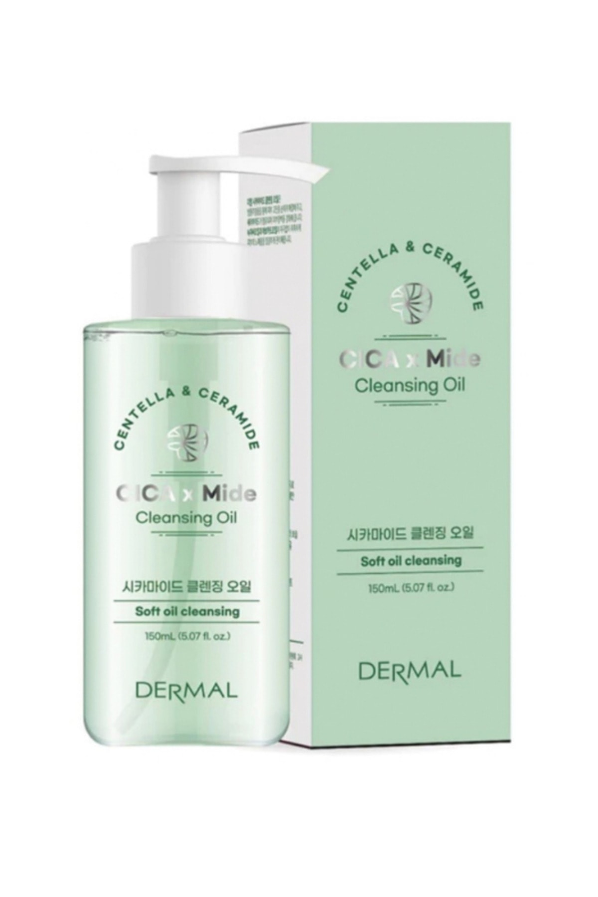 پاک کننده صورت روغن تمیز معده CICA X CENTELLA ASIATICA و عصاره 150 میلی لیتر پوست حساس سنتلا Dermal