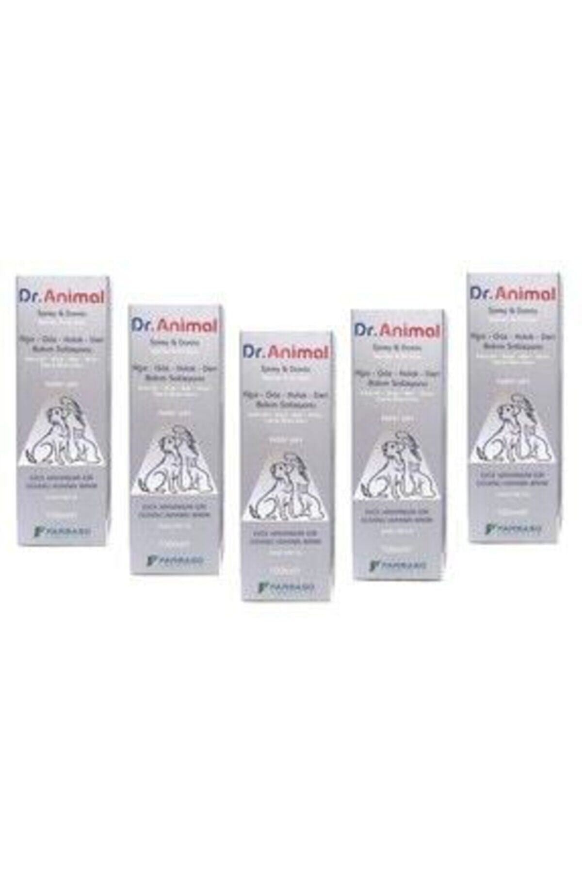 لوسیون مراقبت و ضدعفونی‌کننده دهان، چشم، گوش و پوست سگ دکتر انیمال Dr. Animal، ۵×۱۰۰ میلی‌لیتر