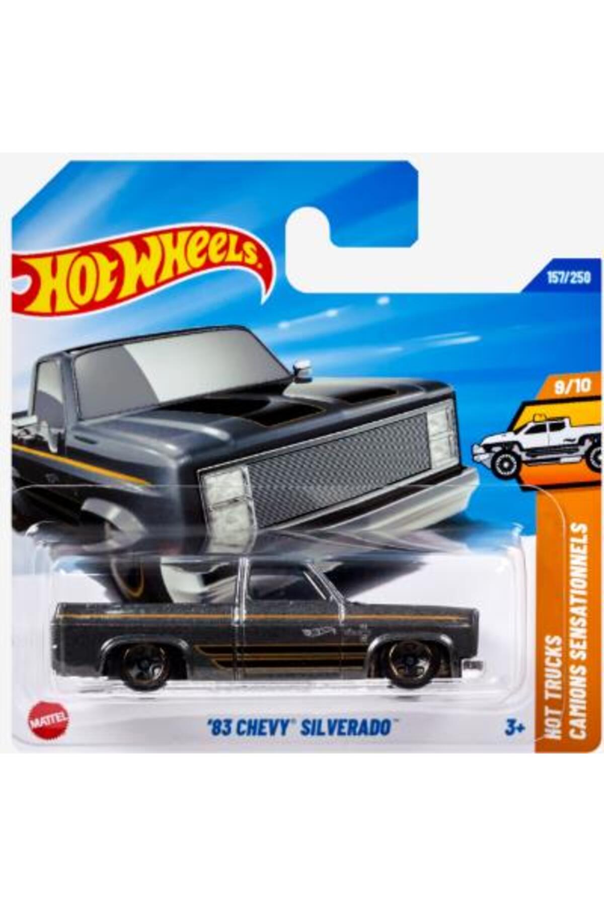 ماشین اسباب بازی های تکی '83 CHEVY SILVERADO JMT29 کامیون داغ HOT WHEELS