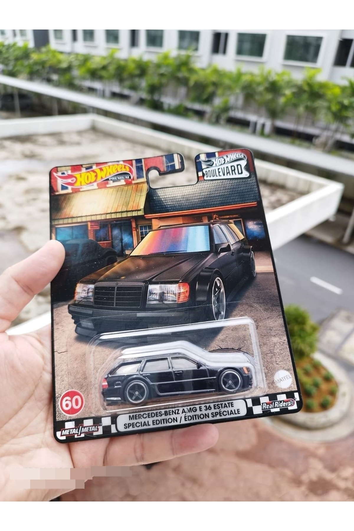 ماشین اسباب بازی 2022 جدید مرسدس بنز AMG E36 ESTATE بلوار 1:64 SCALE HOTWHEELS BRAND PREMIUM از ترکیه HOT WHEELS