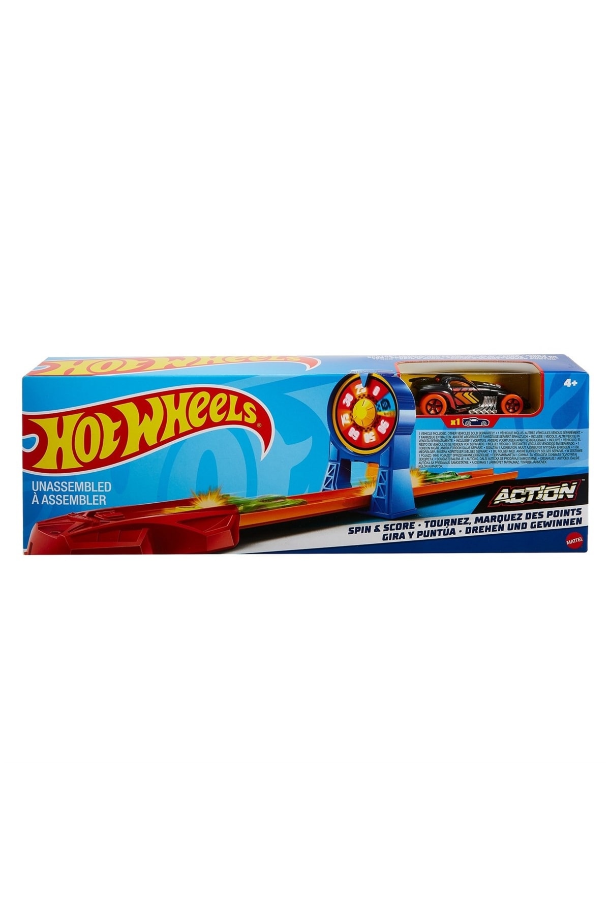 ماشین اسباب بازی ست اکشن سکوی پرتاب HOTWHEELS مجموعه پرش آکروباتیک پیست HOT WHEELS