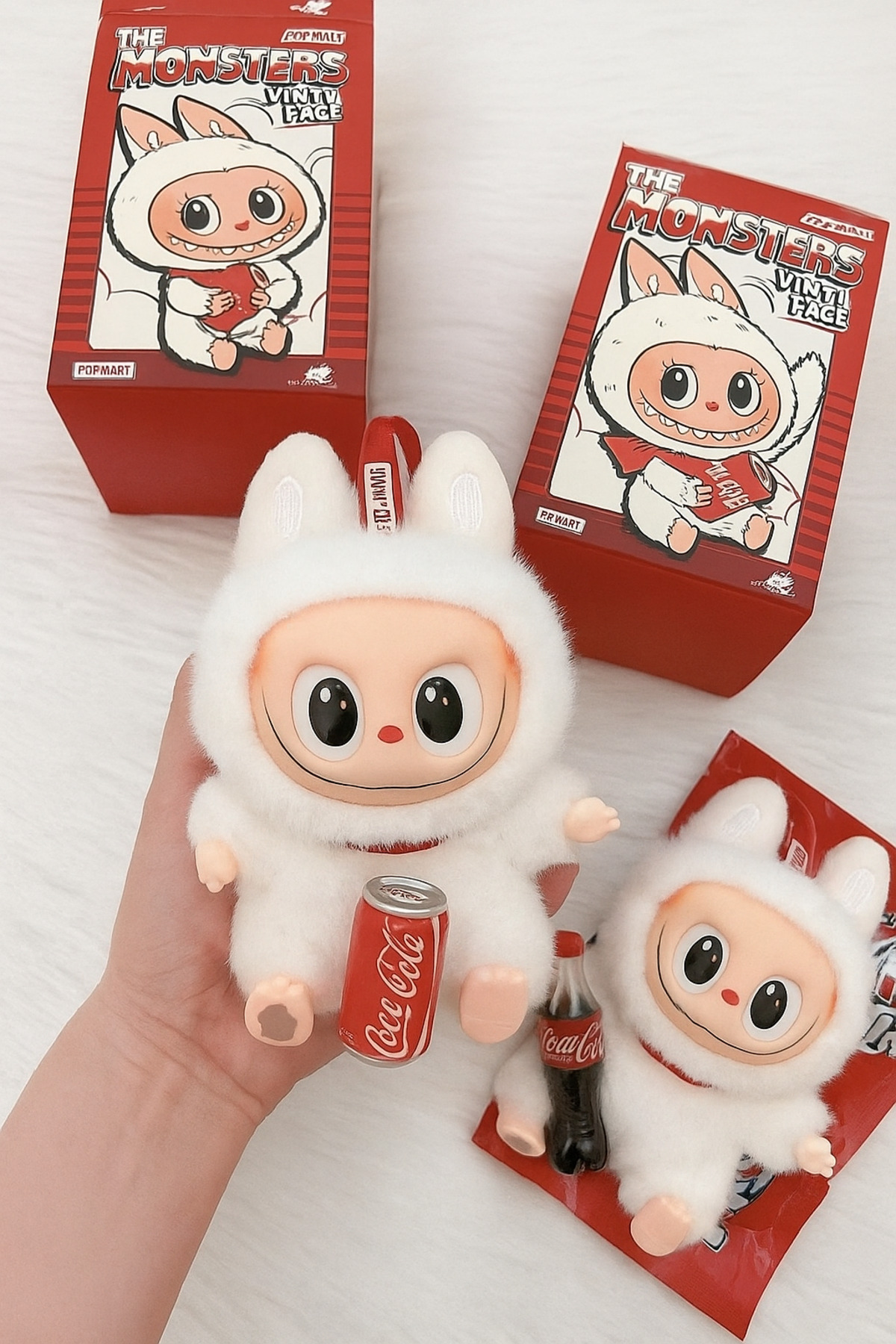 اسباب بازی های پشمی نشاسته LABUBU MONSTER 1 مدل تصادفی ای از ترکیه PRATİK SHOP