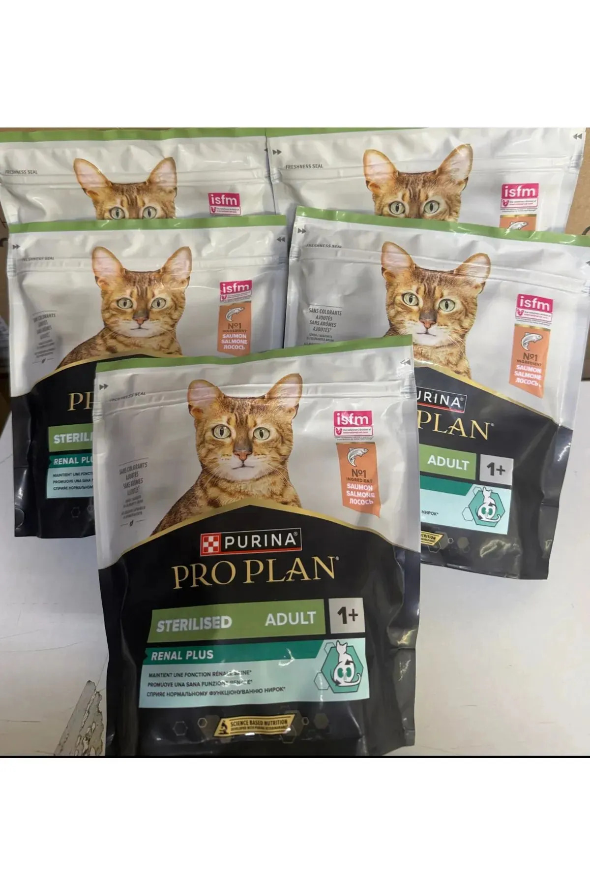 غذای خشک گربه عقیم‌شده با طعم سالمون پروپلن Pro Plan، ۲ کیلوگرم (۵ بسته ۴۰۰ گرمی)
