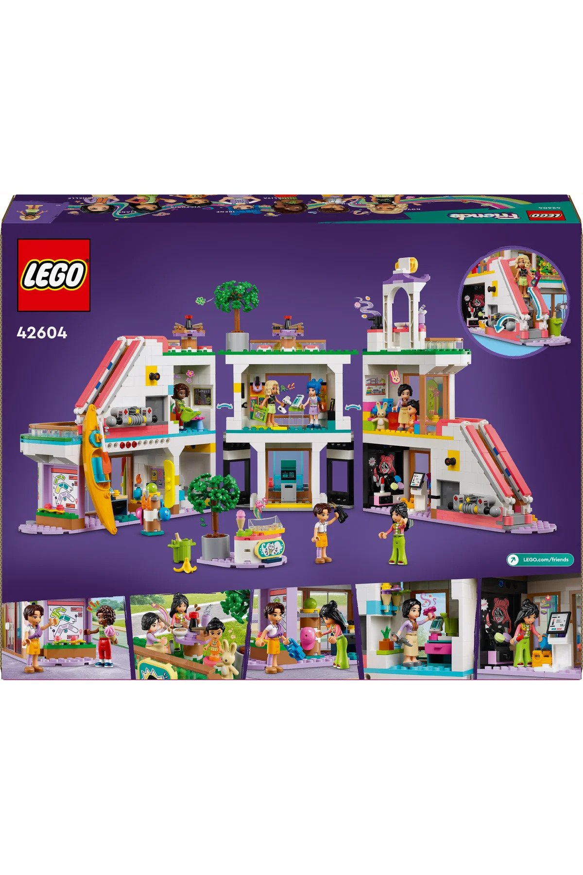 لگو و اسباب بازی های ساخت محور ® FRIENDS HEARTLAKE CITY SHOPPING CENTER 42604 8+ ست ساختمان خلاق 1237 قطعه از ترکیه LEGO