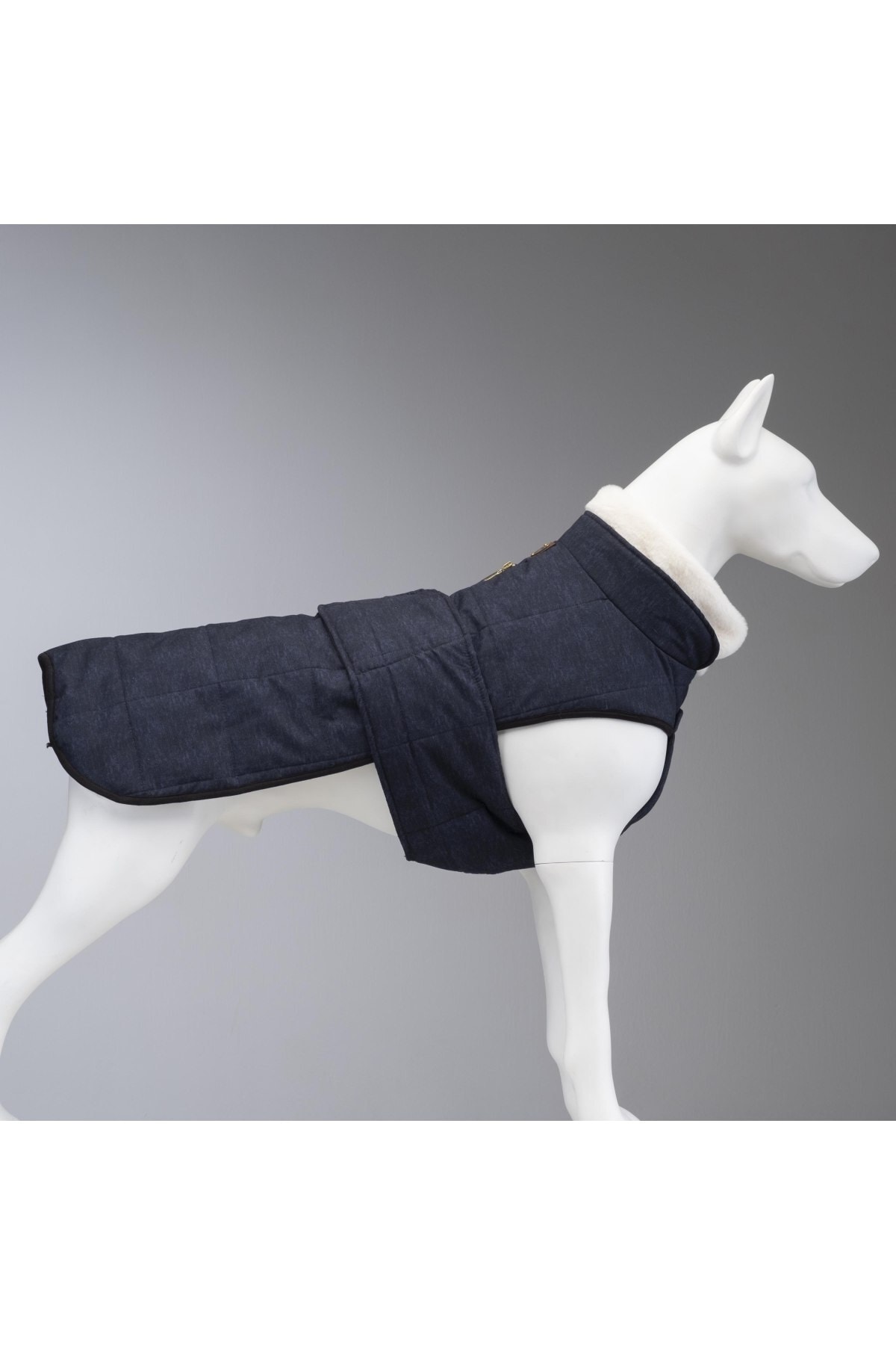 لباس سگ لیندوداگز Lindodogs سری Luxury Plus سرمه‌ای مدل LXRPLS01
