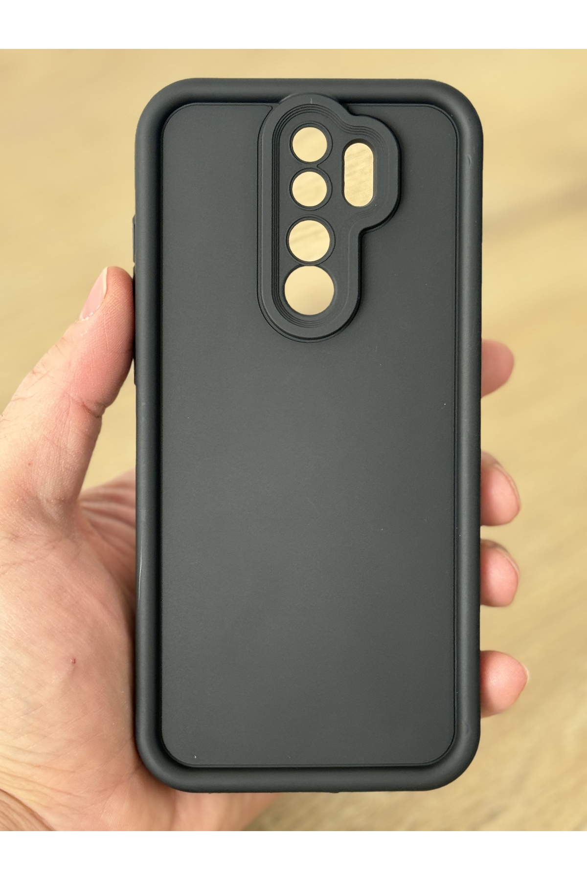 کاور و قاب پوشش محافظ سیلیکونی مشکی ضد ضربه با بافت نرم دوربین شیائومی REDMI NOTE 8 PRO فیبکس Fibaks