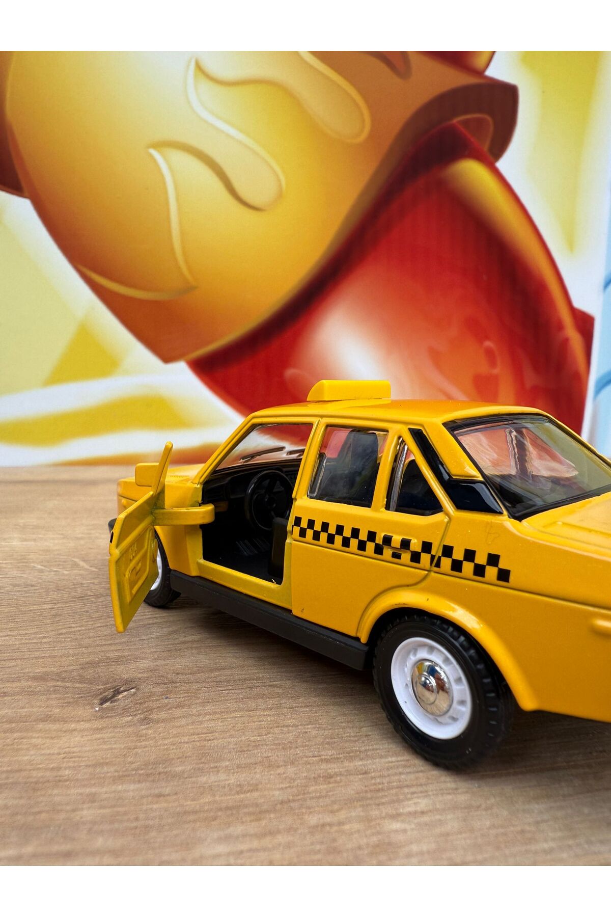 مدل خودرو MURAT 131 TAXI 1 36 SCALE PULL DROP DIECAST METAL MODEL TOY CAR اورجینال scntoys