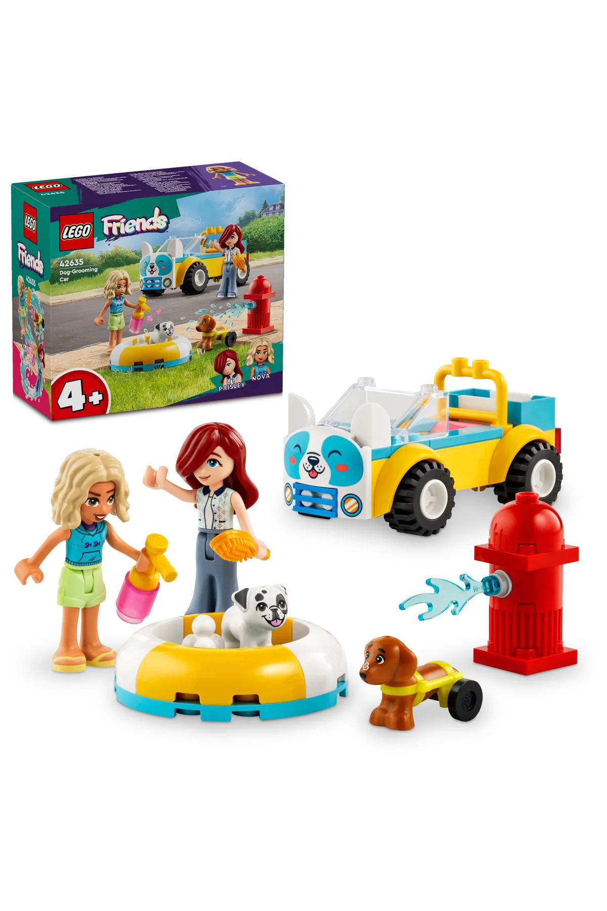 لگو و اسباب بازی های ساخت محور ® FRIENDS DOG GROOMING CART 42635 4+ ست ساختمان خلاق 60 عدد اورجینال LEGO