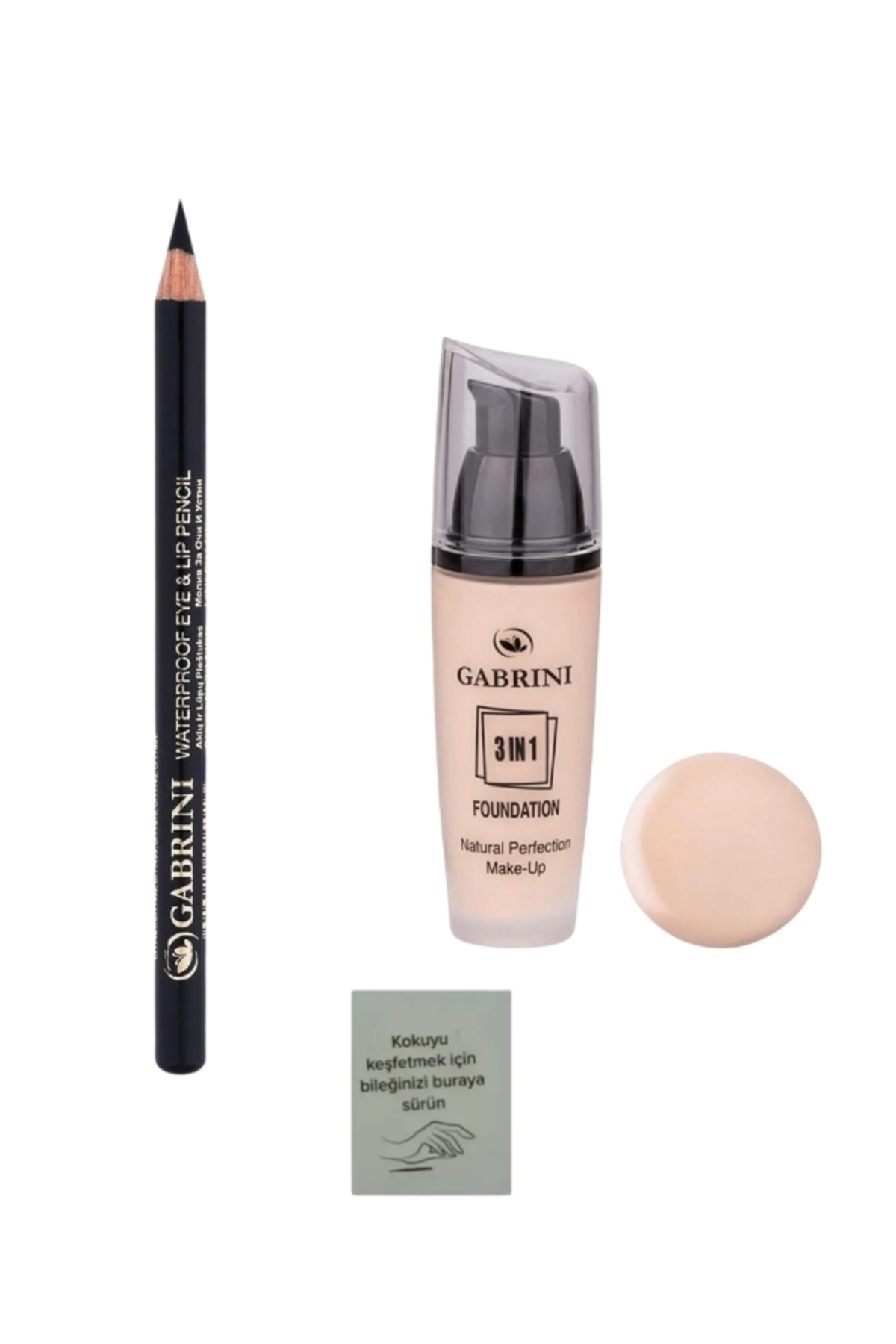 مداد چشم PEN EYE + FONDOTEN شماره 2 هدیه کارت بو Gabrini