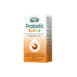 قطره پروبیوتیک و ویتامین D3 کودکان ان‌بی‌ال NBL مدل Probiotic D3drop حجم ۷٫۵ میلی‌لیتر 7.5 ml