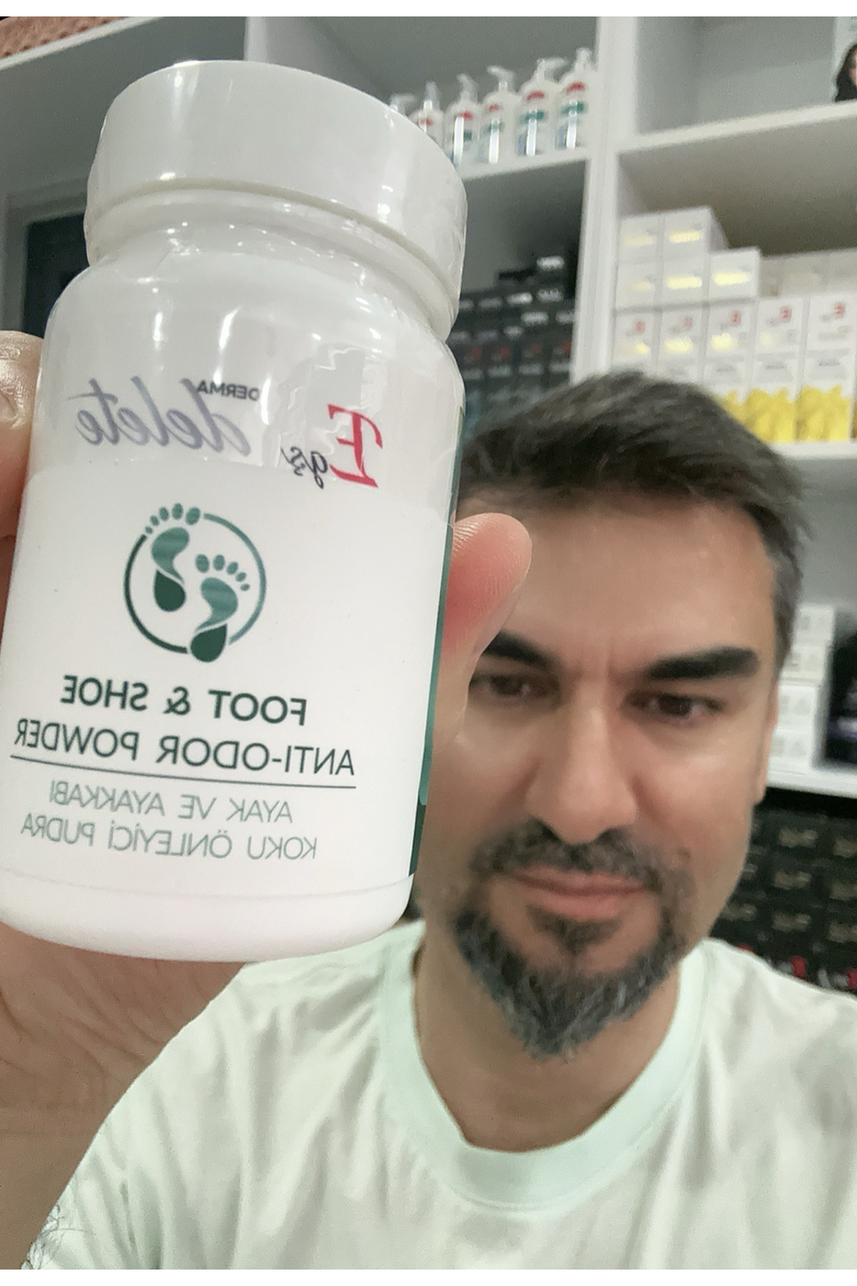 پودر ضد بوی پا اورجینال برای مراقبت از پا Egş DERMA delete