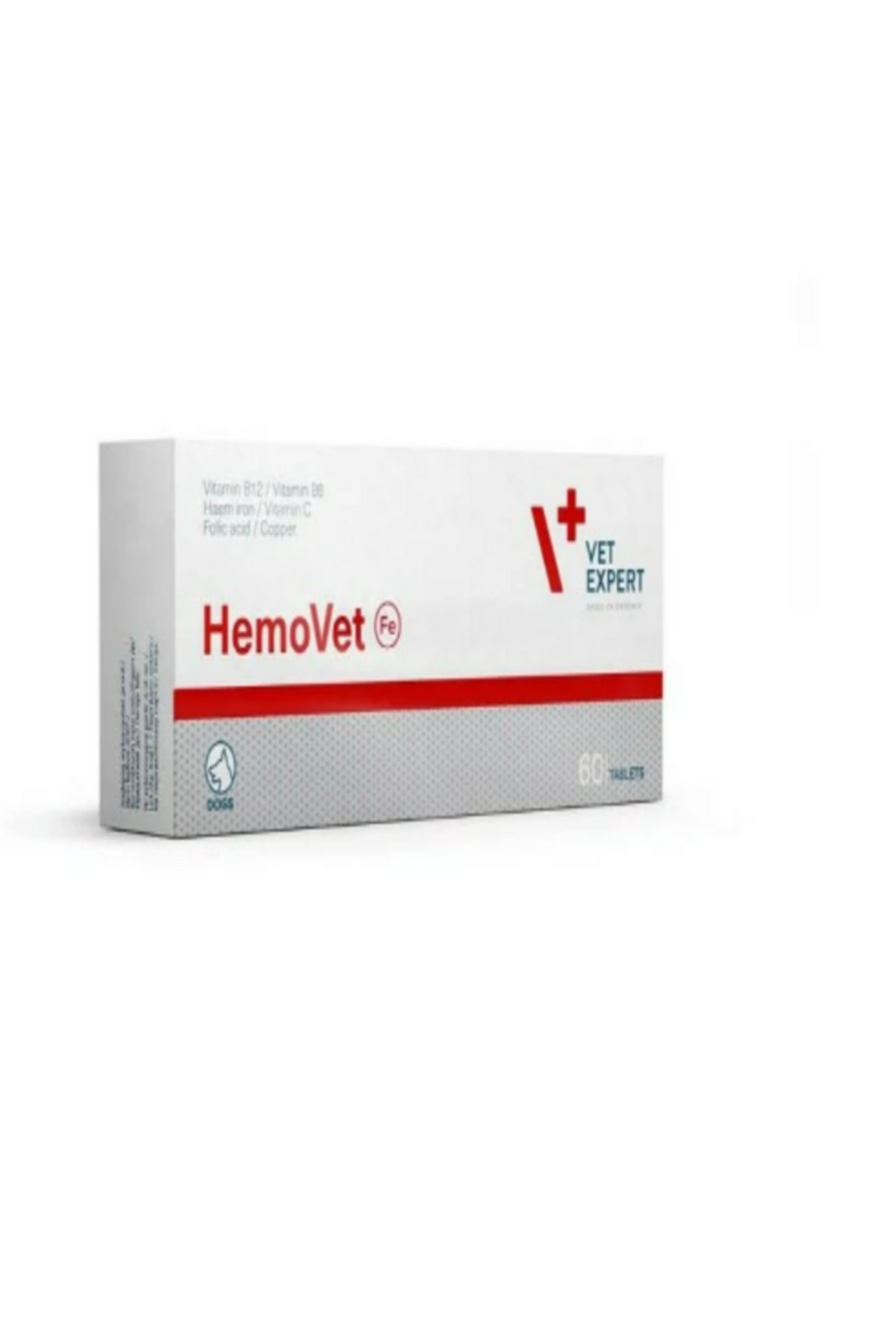 قرص ویتامین سگ وت اکسپرت vet expert Hemovet، ۶۰ عددی