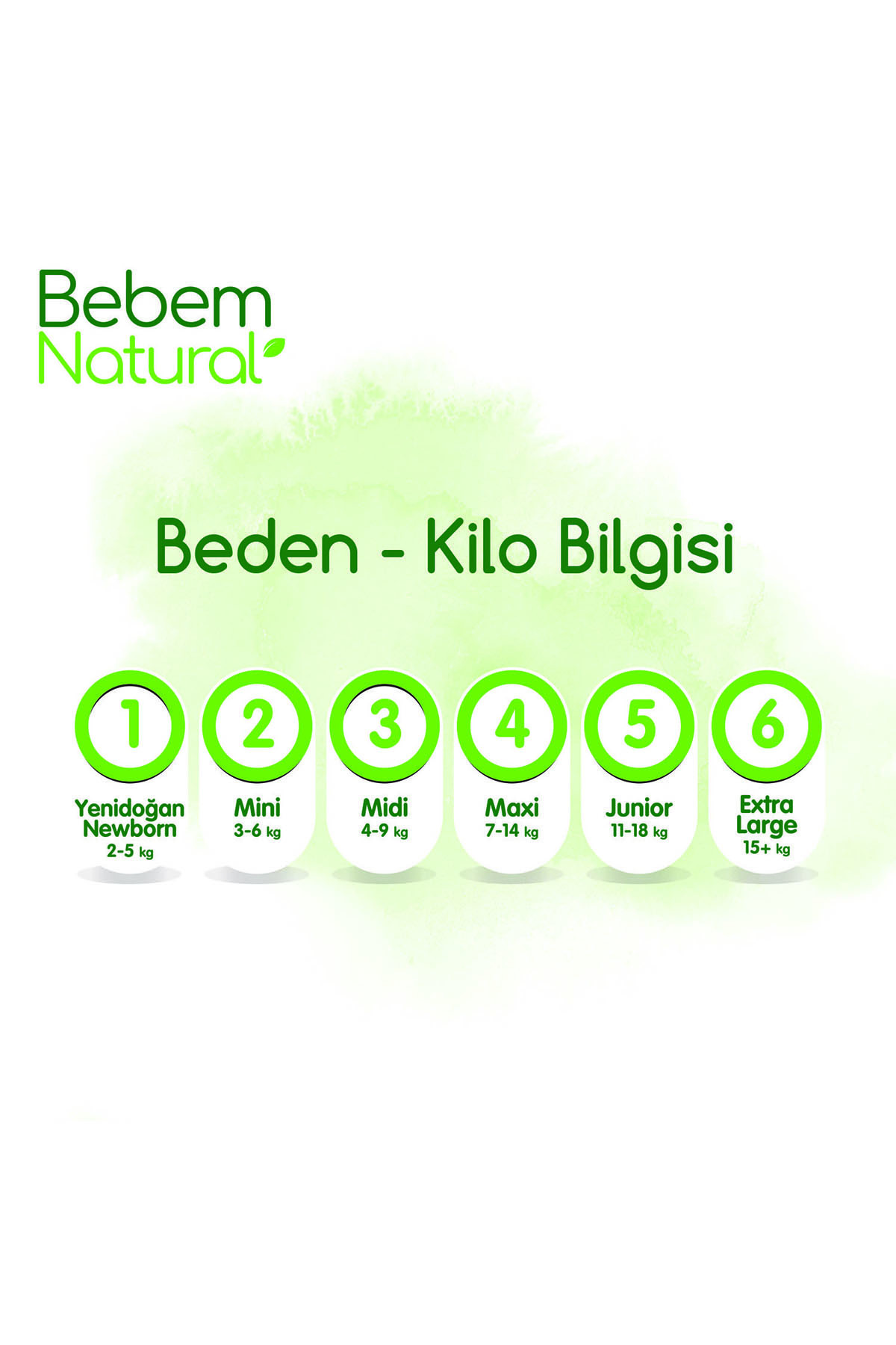 پوشک بچه سایز 4 MAXI ULTRA ECONOMIC بسته 208 عددی اورجینال Bebem Natural