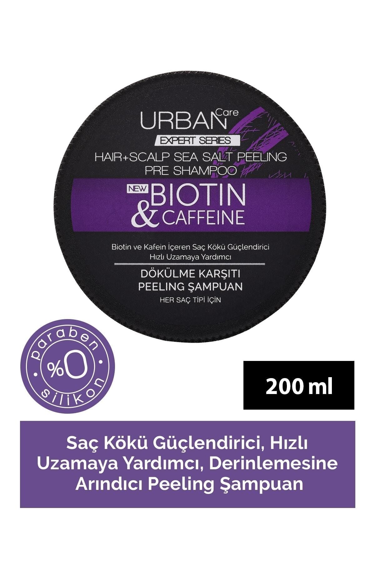 Urban Care شامپو ضد ریزش و پاک کننده حرفه ای با بیوتین و کافئین وگان 200 میلی لیتر