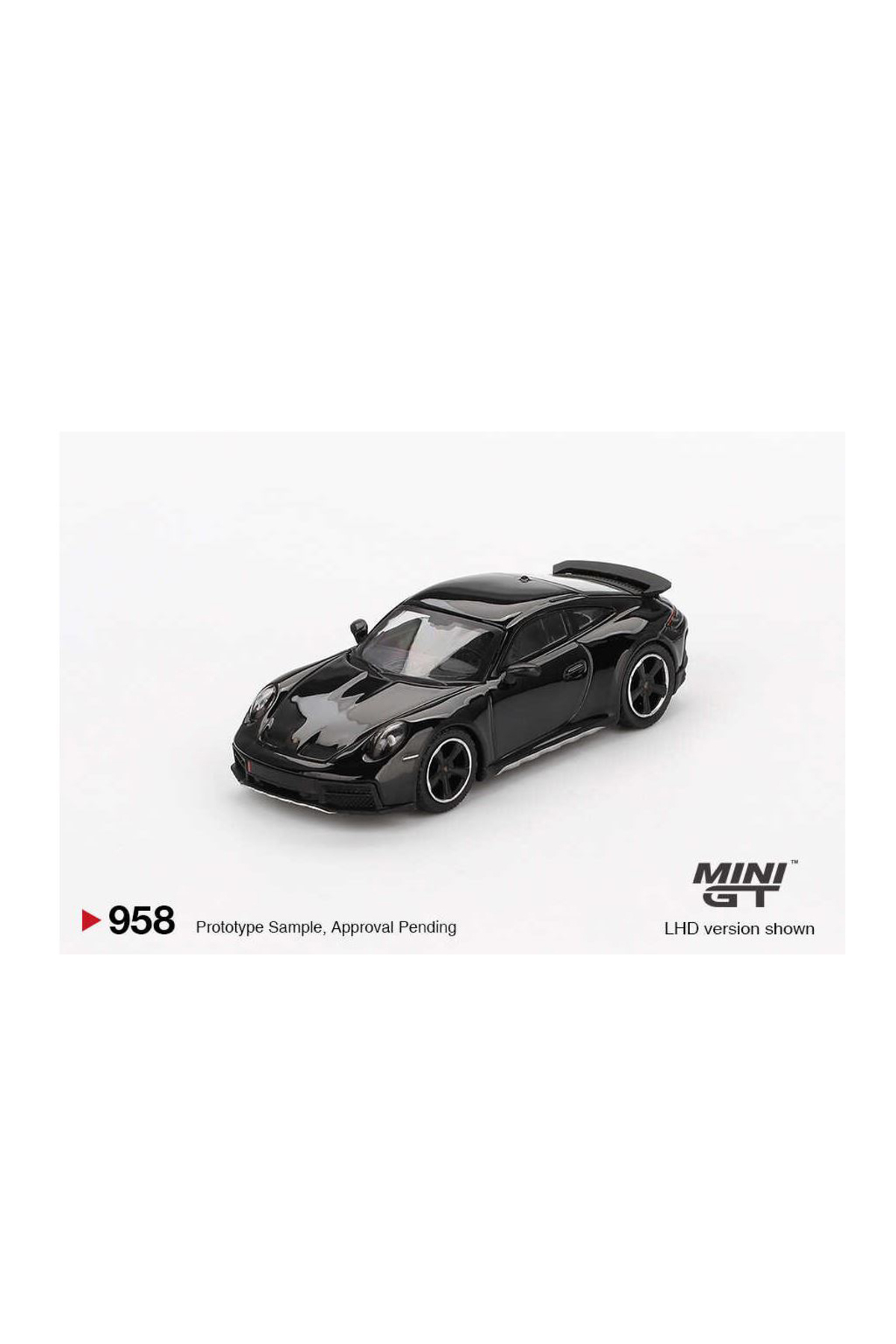 ماشین اسباب بازی 1:64 PORSCHE 911 DAKAR BLACK 958 DIECAST MODEL CAR mini gt