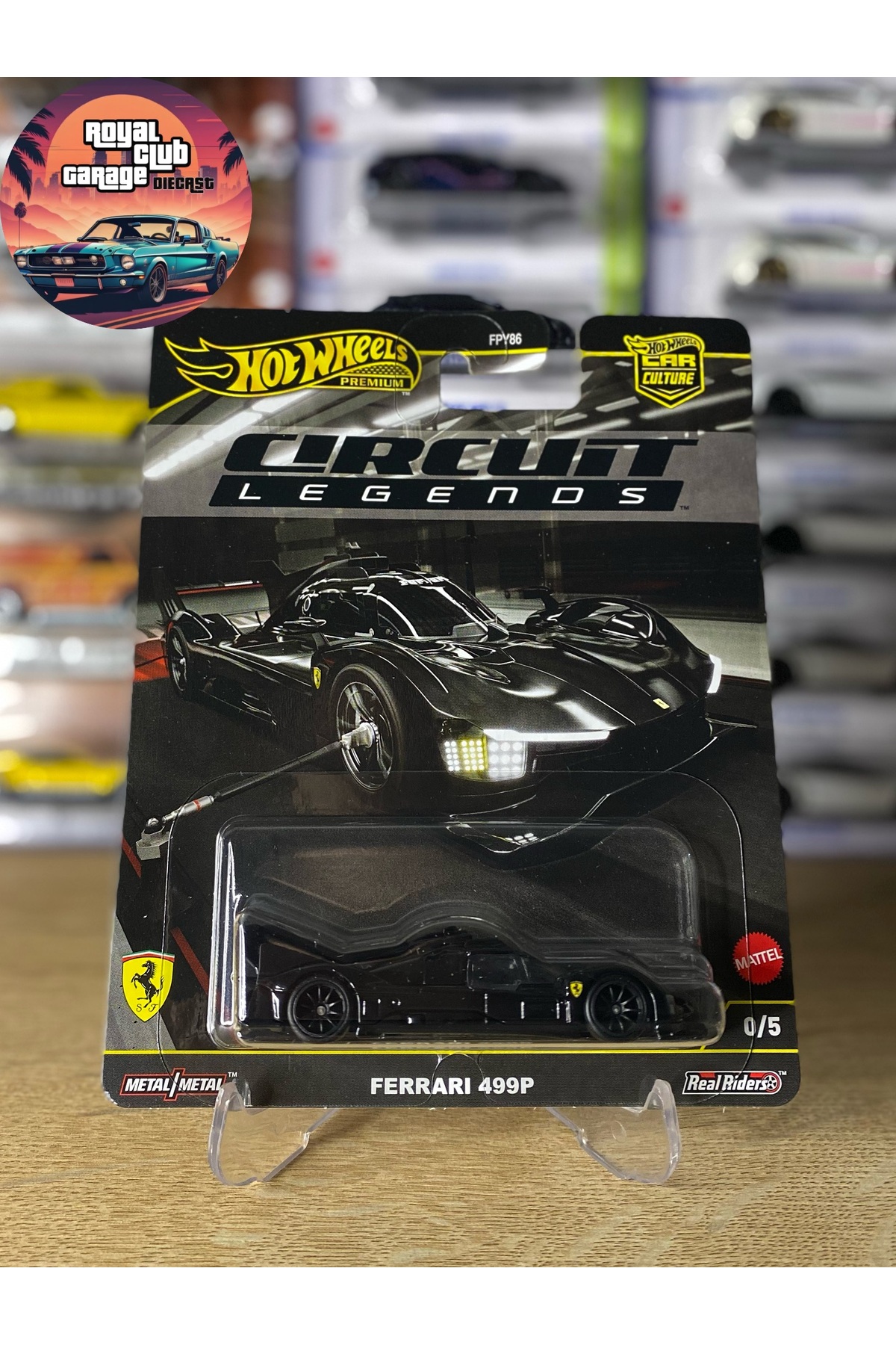 ماشین اسباب بازی CHASE FERRARI 499P CIRCUIT LEGENDS PREMIUM 1 64 از ترکیه HOT WHEELS