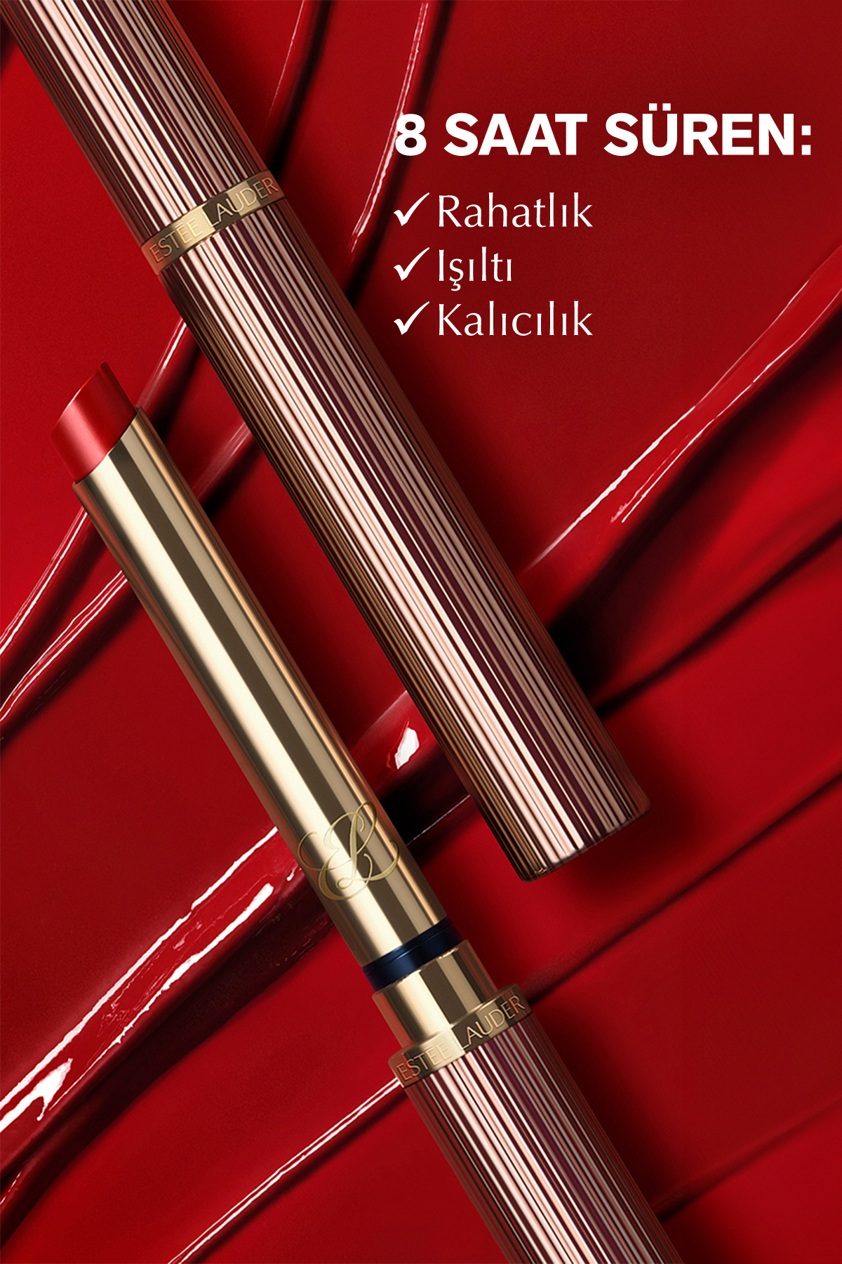 روژ لب مات رنگ 902 با نام CALL 555 استی لادر Estee Lauder