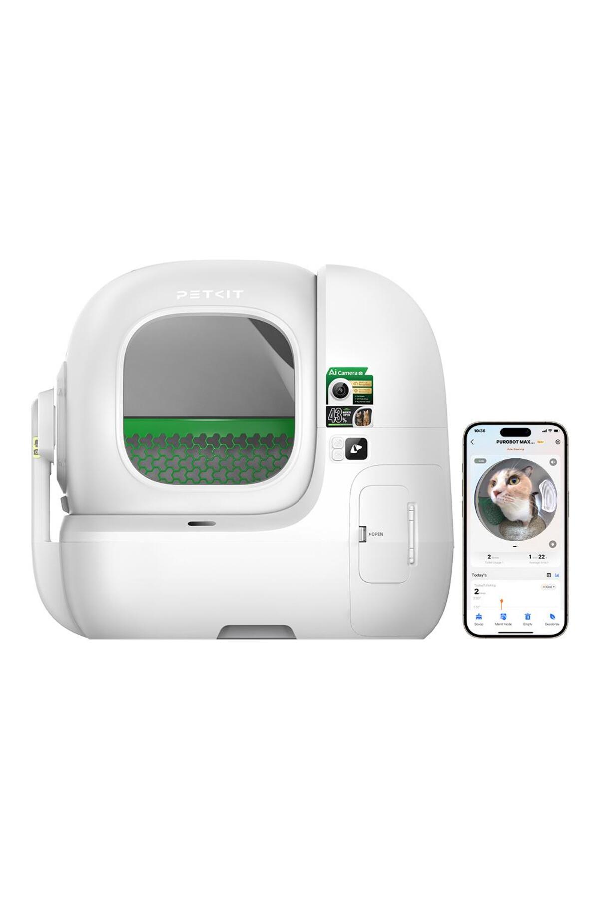 توالت گربه هوشمند پت‌کیت Petkit Purobot Max Pro 2