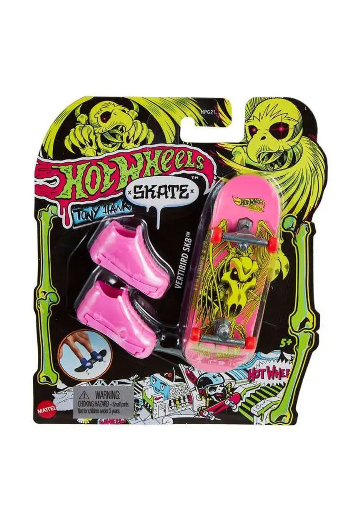 ماشین اسباب بازی اسکیت با مضمون و بسته های کفش HPG21 HPG26 هات ویلز اورجینال HOT WHEELS