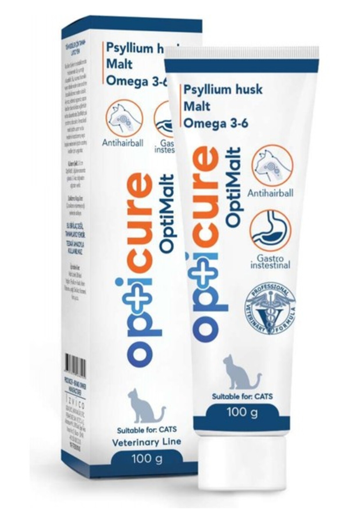مالت گربه ۱۰۰ گرمی اورکینل Orqinel Opticure Optimalt