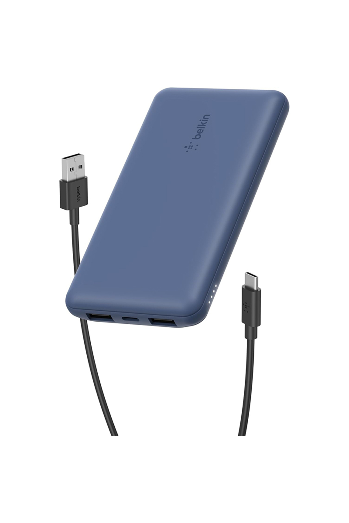 پاوربانک شارژ سریع 10000 ماهه TYPE C 15W آبی تیره اورجینال Belkin