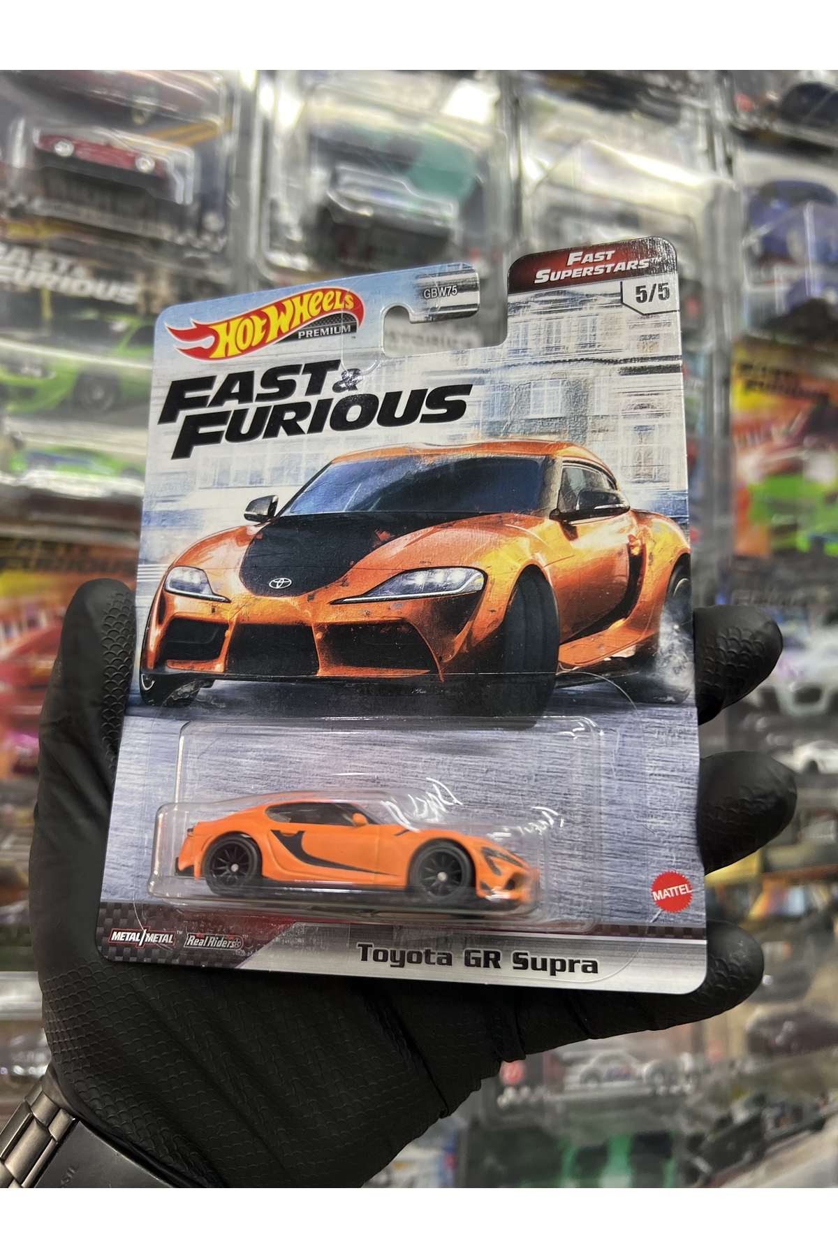 ماشین اسباب بازی تویوتا سوپرا GR MK5 1.64 پریمیوم از ترکیه HOT WHEELS