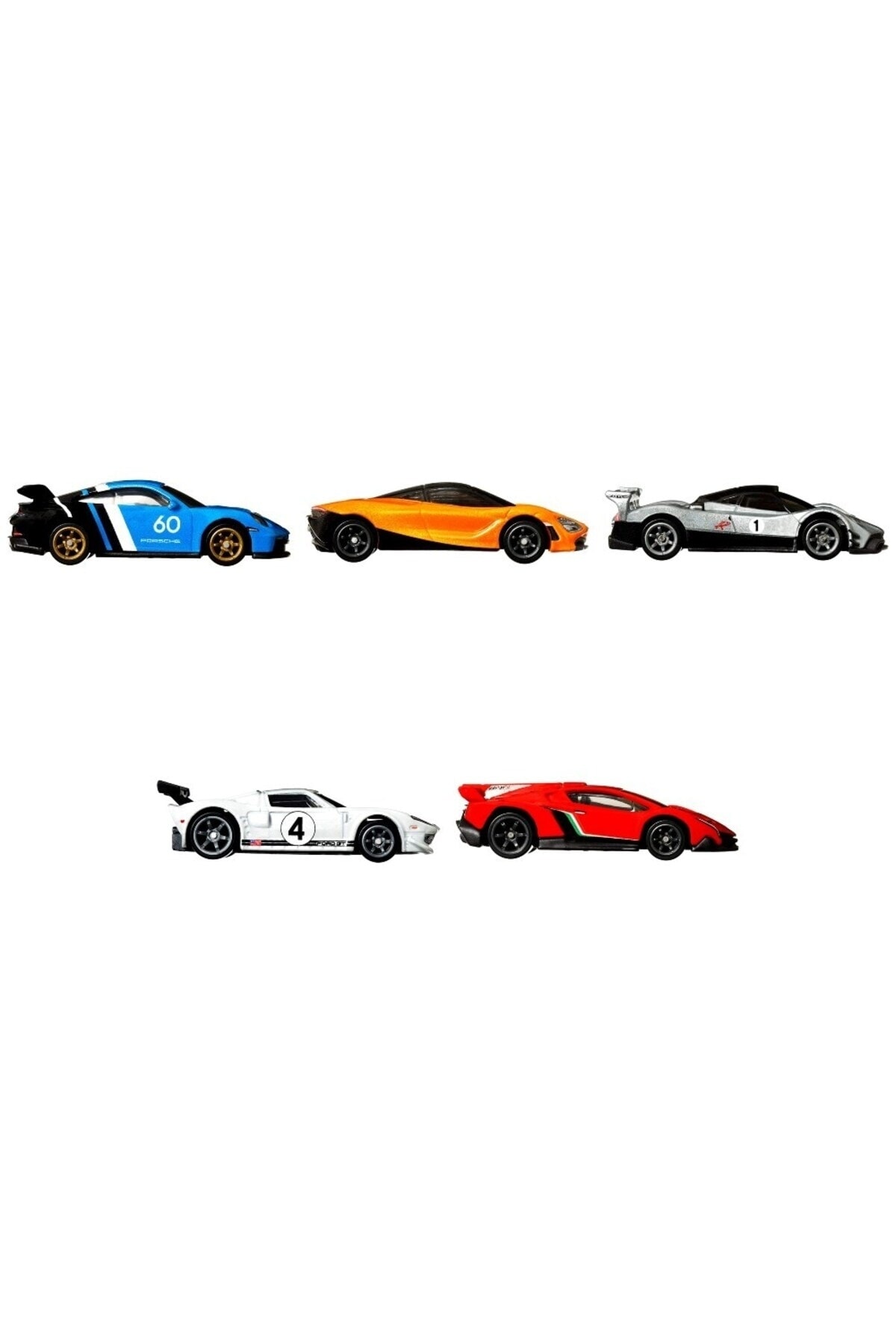 ماشین اسباب بازی مجموعه 5 تایی ماشین‌های پریمیوم فرهنگ خودرو FYP86 977A از ترکیه HOT WHEELS