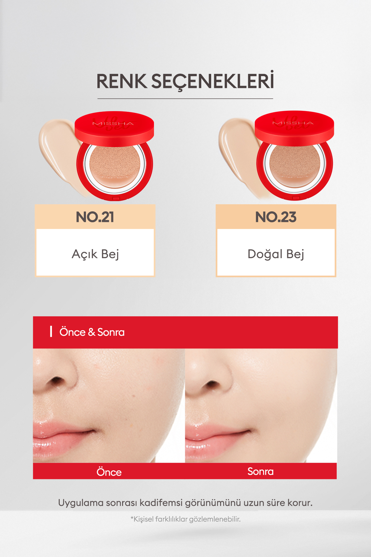 کرم پودر کشن با پوشش مخملی و SPF 50 مناسب برای همه جنسیت ها میشا Missha