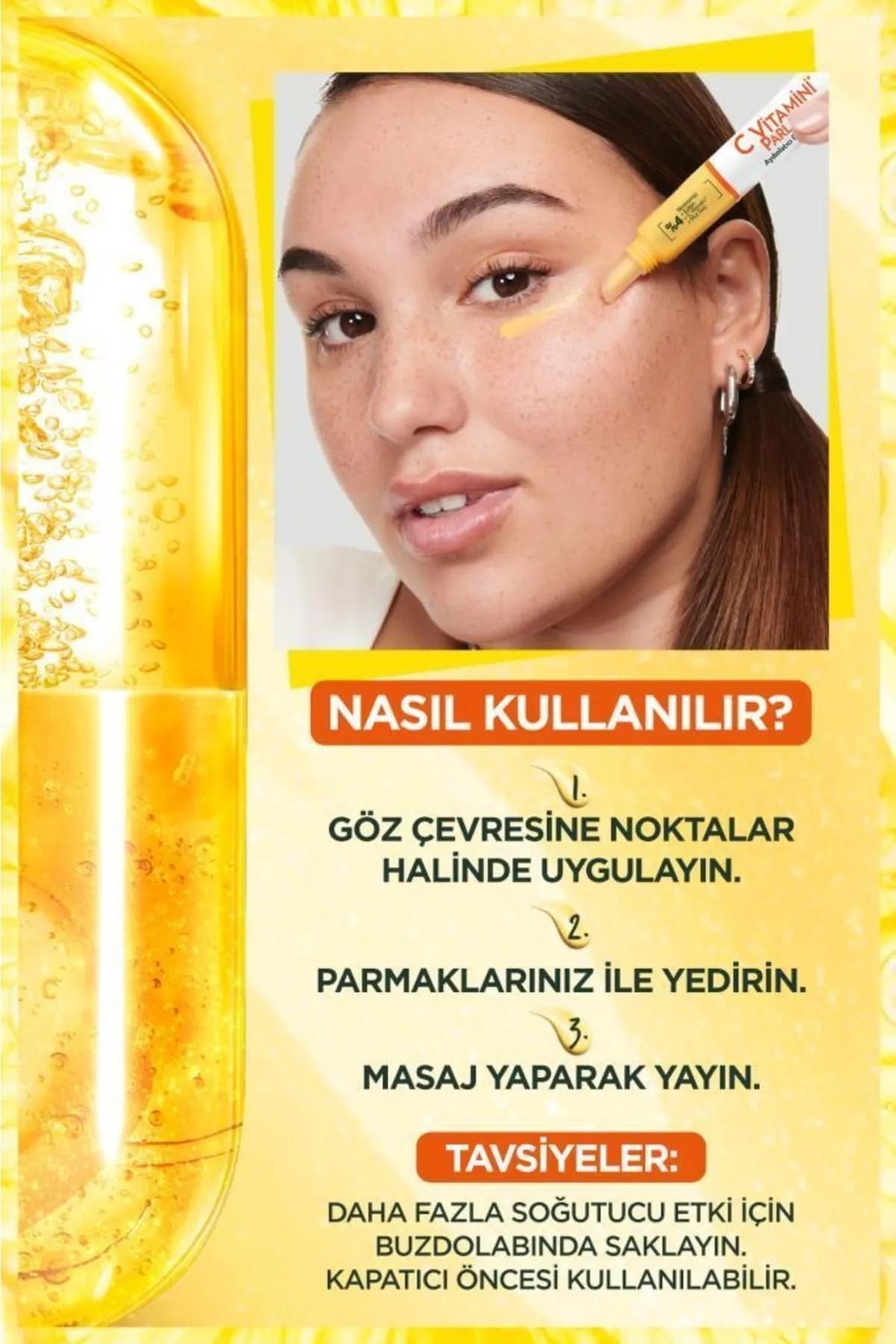 Garnier ضدآفتاب ویتامین C کرم روشن کننده چشم 15 میلی لیتر