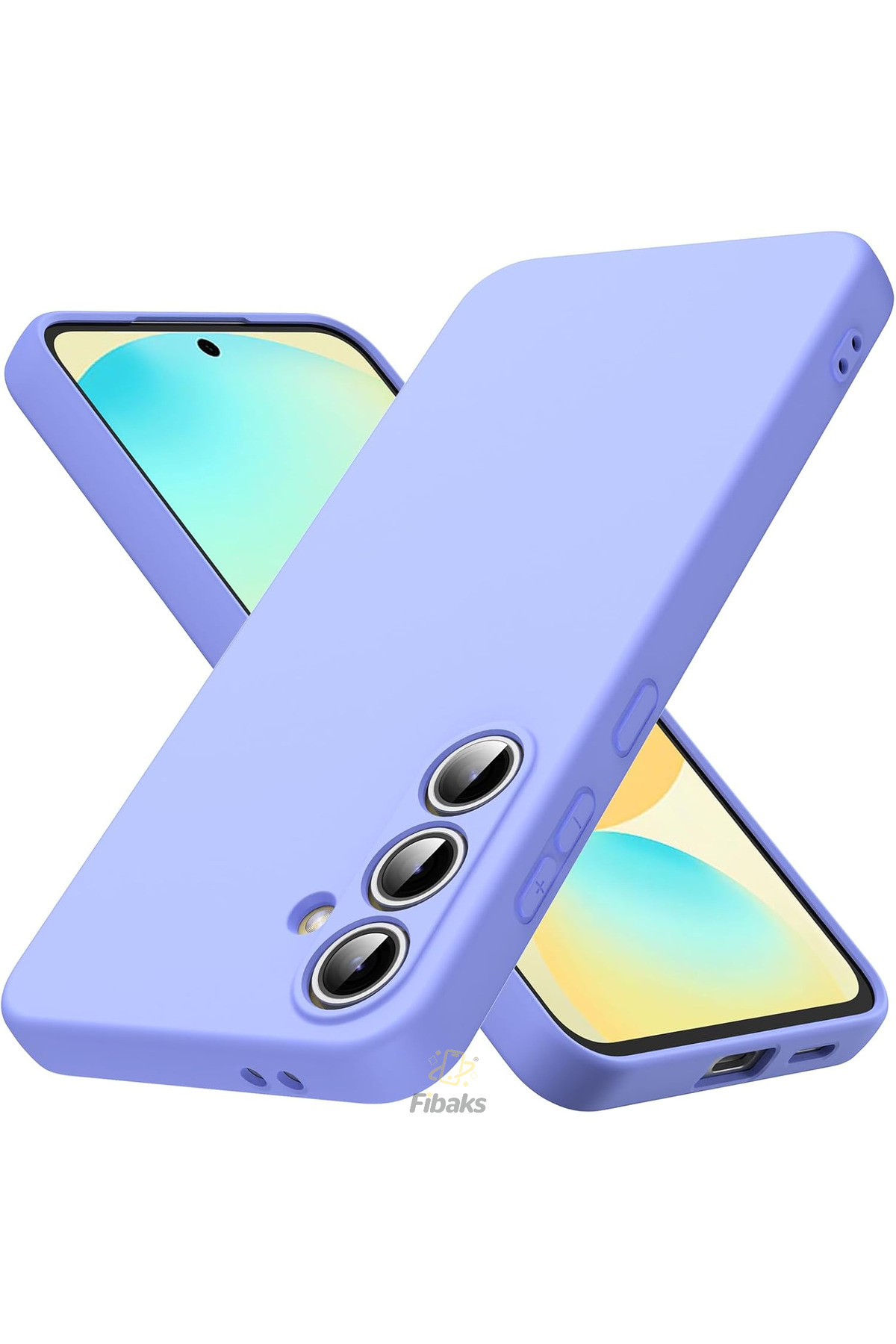 کاور و قاب پوشش محافظ سیلیکونی با بافت نرم دوربین مخملی بیرون زده SAMSUNG GALAXY A14 فیبکس Fibaks