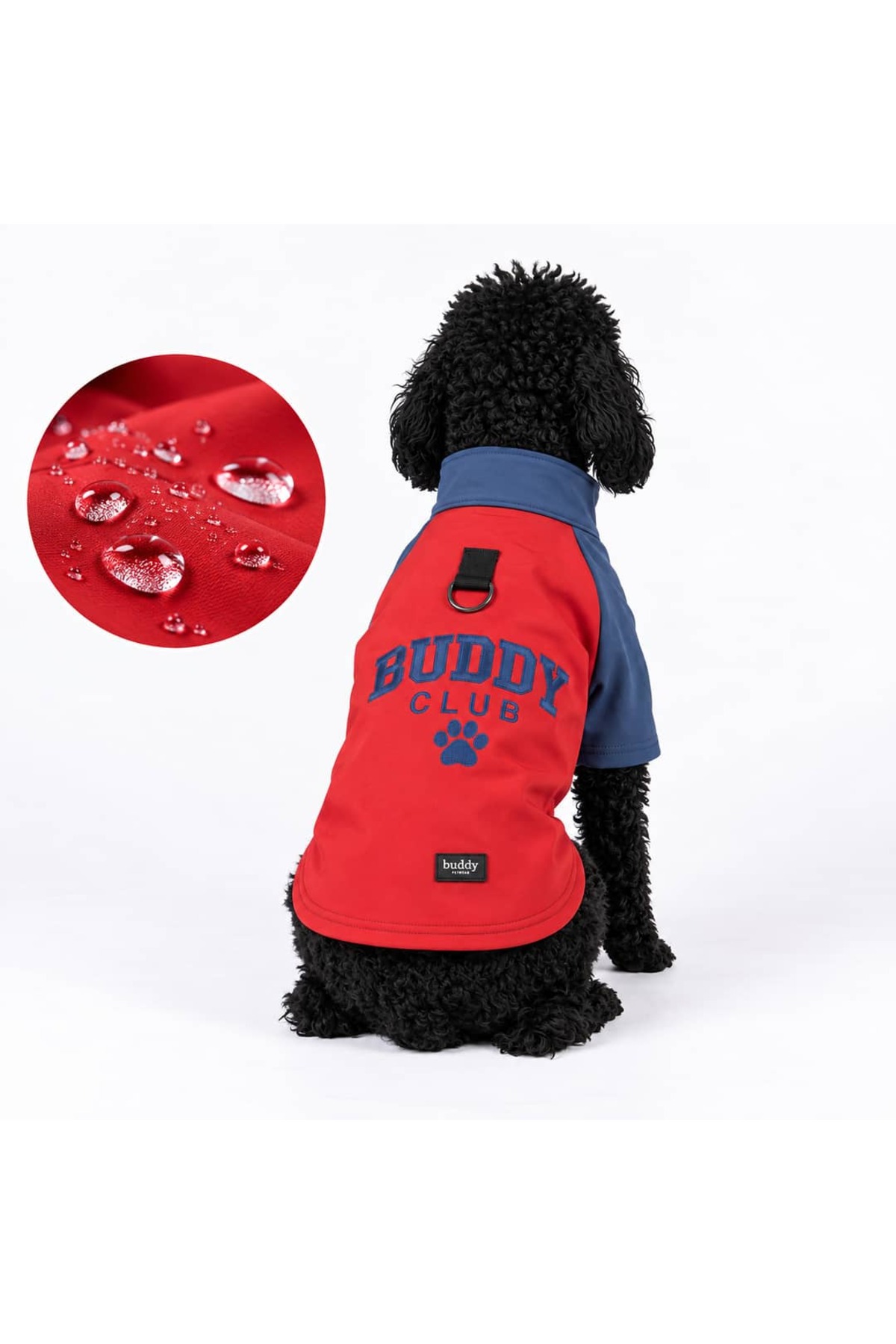 بارانی سگ سافت‌شل با آستر پلار بادی استور Buddy Store Buddy Club مدل SF9914 قرمز