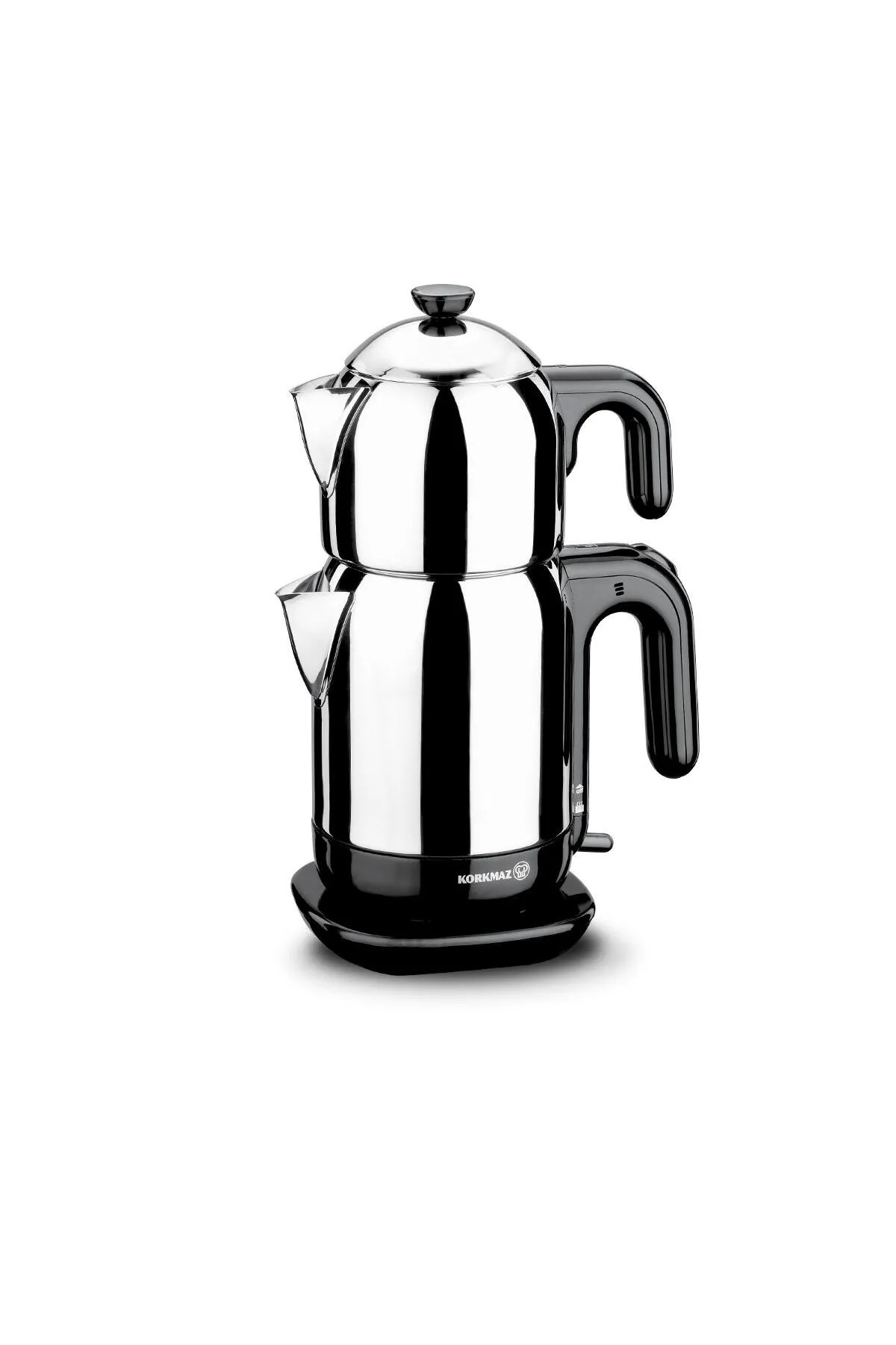 چای ساز A369 دمتز مشکی اورجینال KORKMAZ