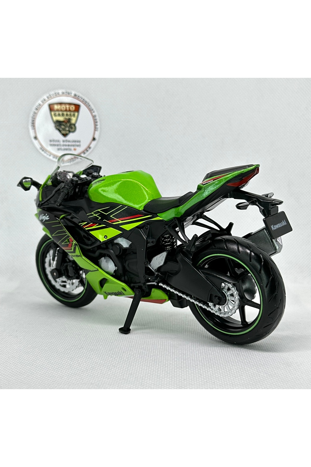 مدل خودرو موتورسیکلت KAWASAKI NINJA ZX 6R 1:12 DIECAST – دارای مجوز مجموعه فلزی اسباب بازی اورجینال WELLY