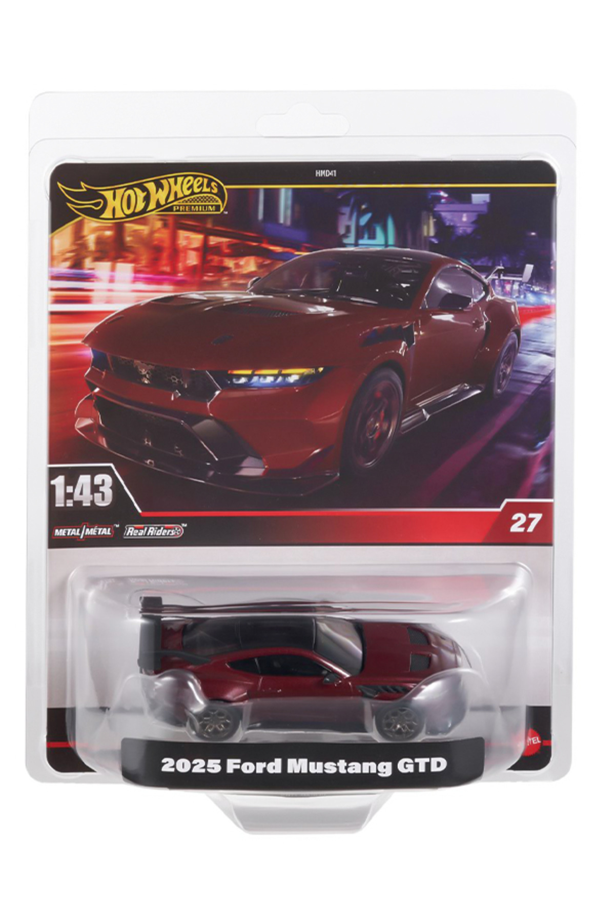 مدل خودرو فورد موستانگ GTD JCN73 پریمیوم 2025 از ترکیه HOT WHEELS
