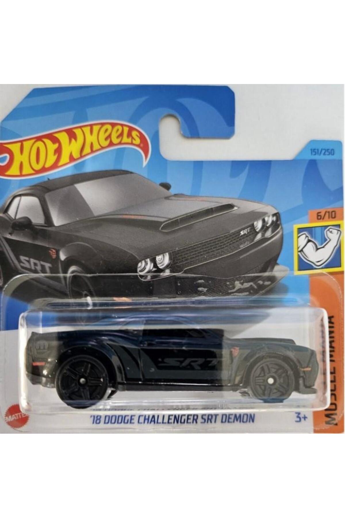 ماشین اسباب بازی SINGLE CARS '18 DODGE CHALLENGER SRT DEMON HKK90 از ترکیه HOT WHEELS