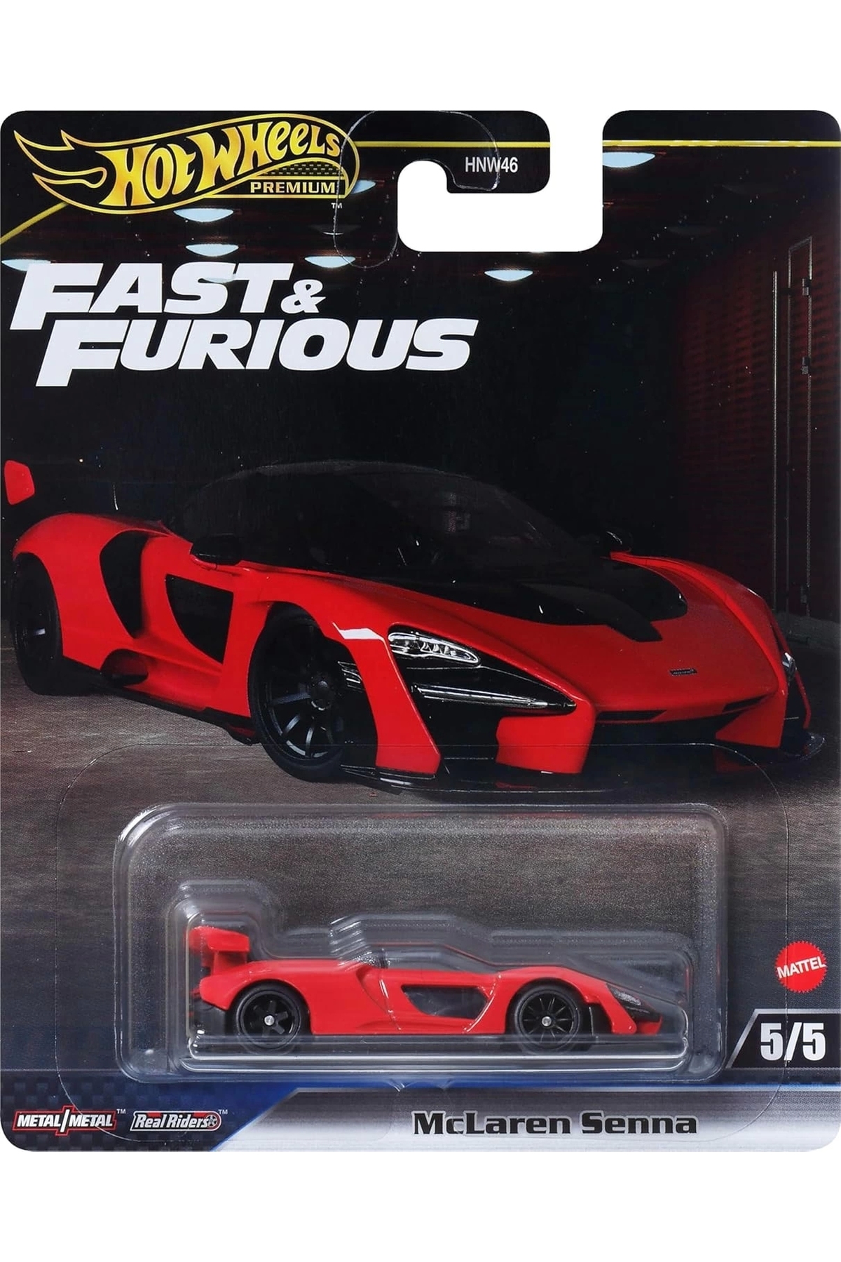 ماشین اسباب بازی سریع و خشمگین مک لارن سنا 5 هات ویلز اورجینال HOT WHEELS