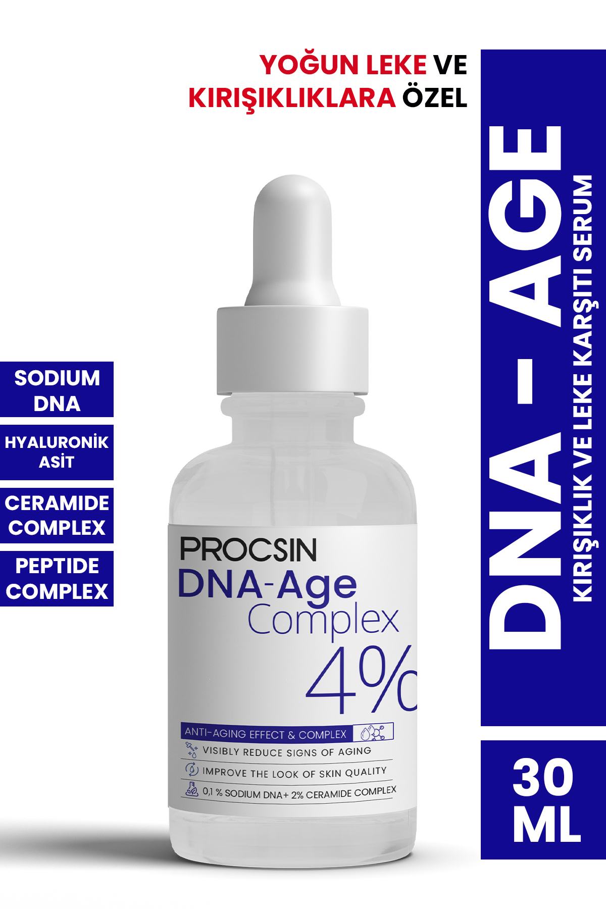 PROCSIN سرم ضد چروک و ضد لک Hydro Solution Dna Age کاهش لک پوستی 30 میل
