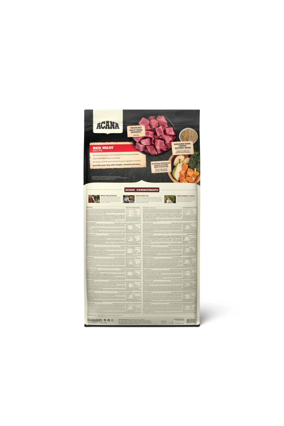 غذای خشک سگ بالغ آکانا Acana Classics Red Meat، ۱۴٫۵ کیلوگرم 14,5 Kg