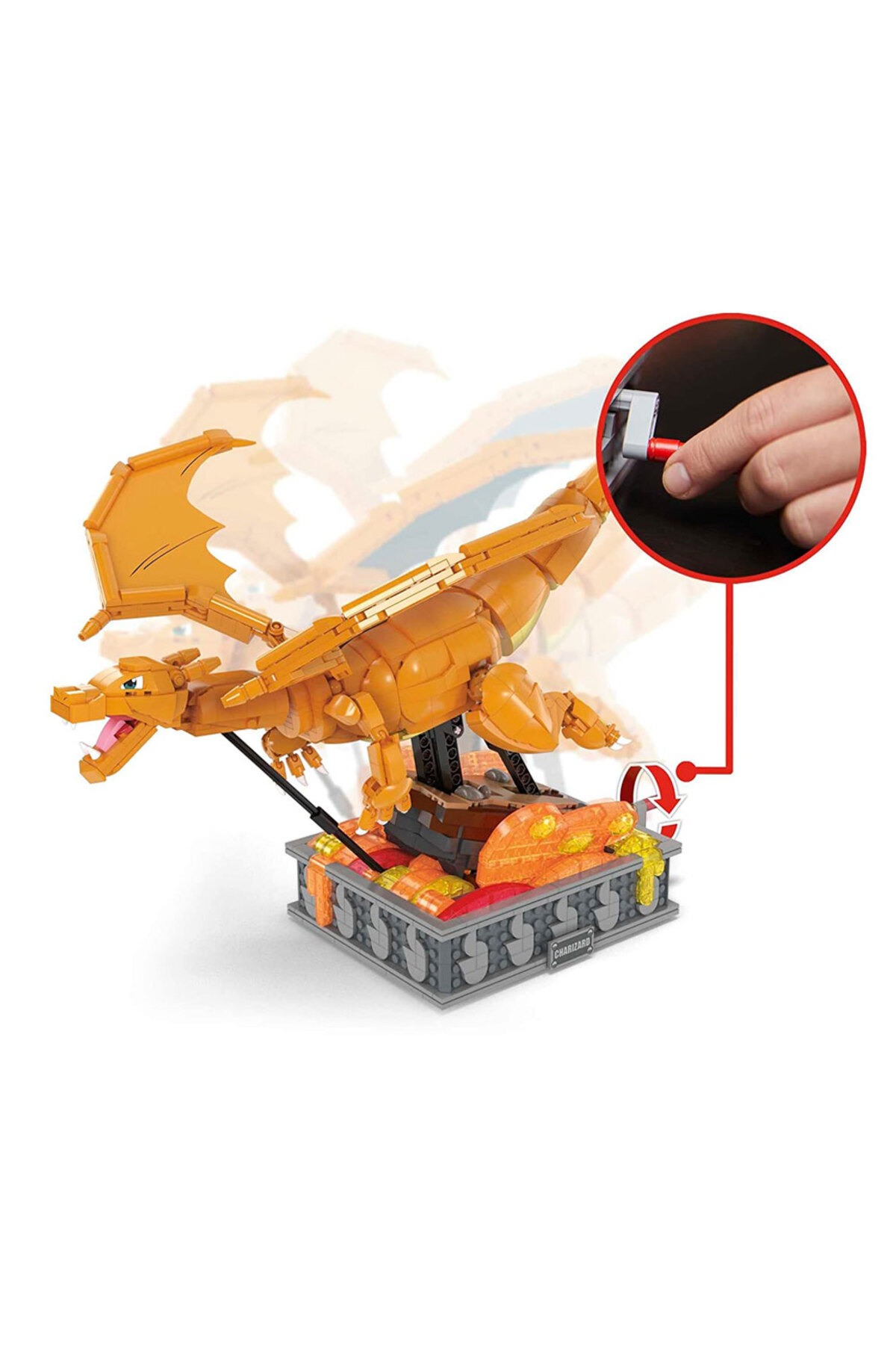 پازل متحرک مگا پوکمون CHARIZARD HMW05 Pokemon